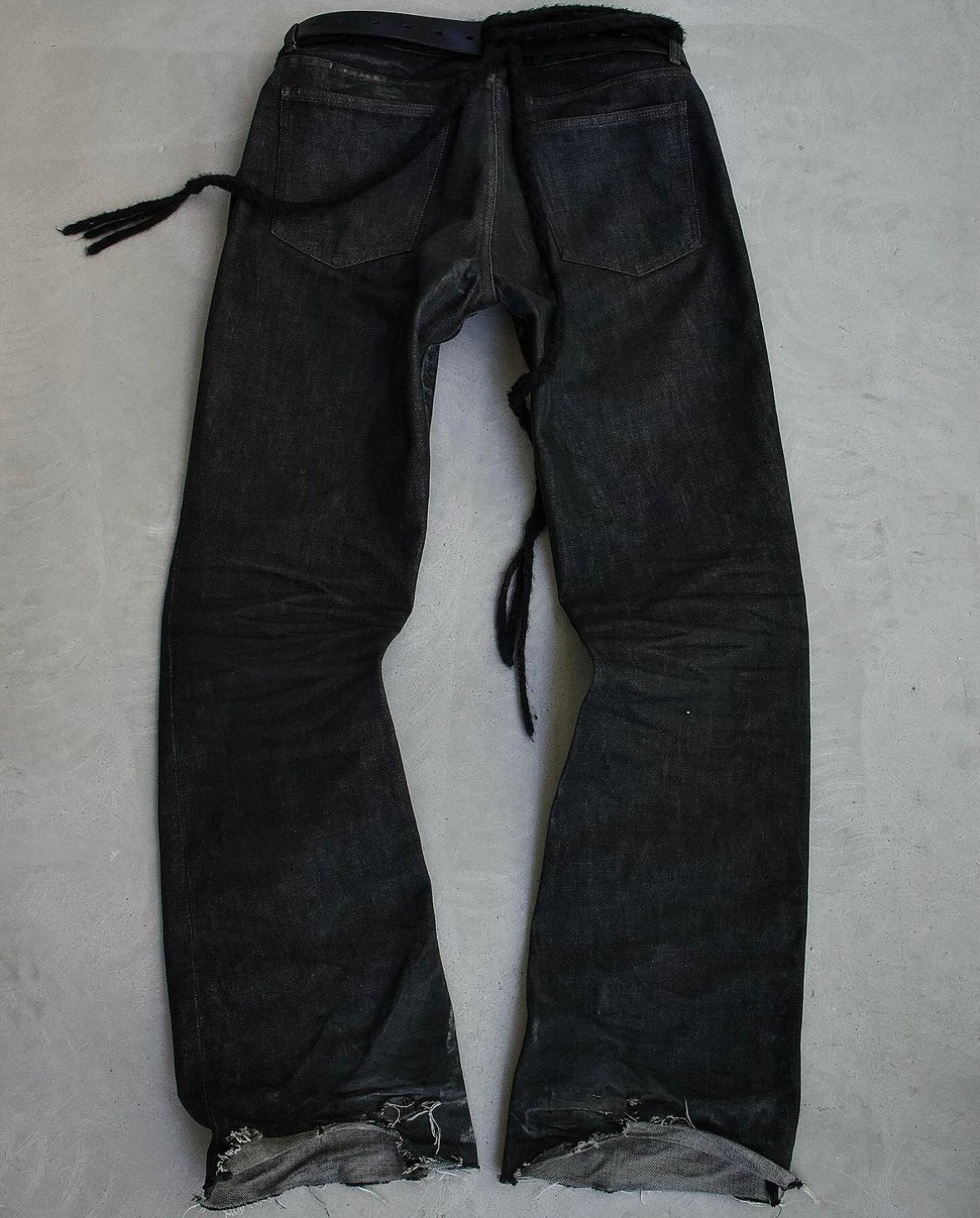 RipVanWinkle 00s Raw Wide Bootcut Denim
