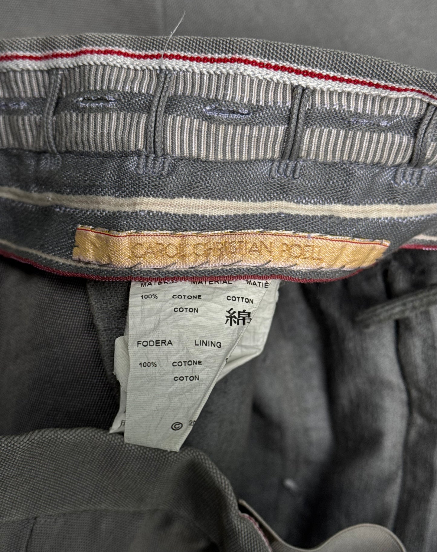 Carol Christian Poell 2018 ‘PEDGE-PTB/7’ Heavyweight Selvedge Denim Metre Pants