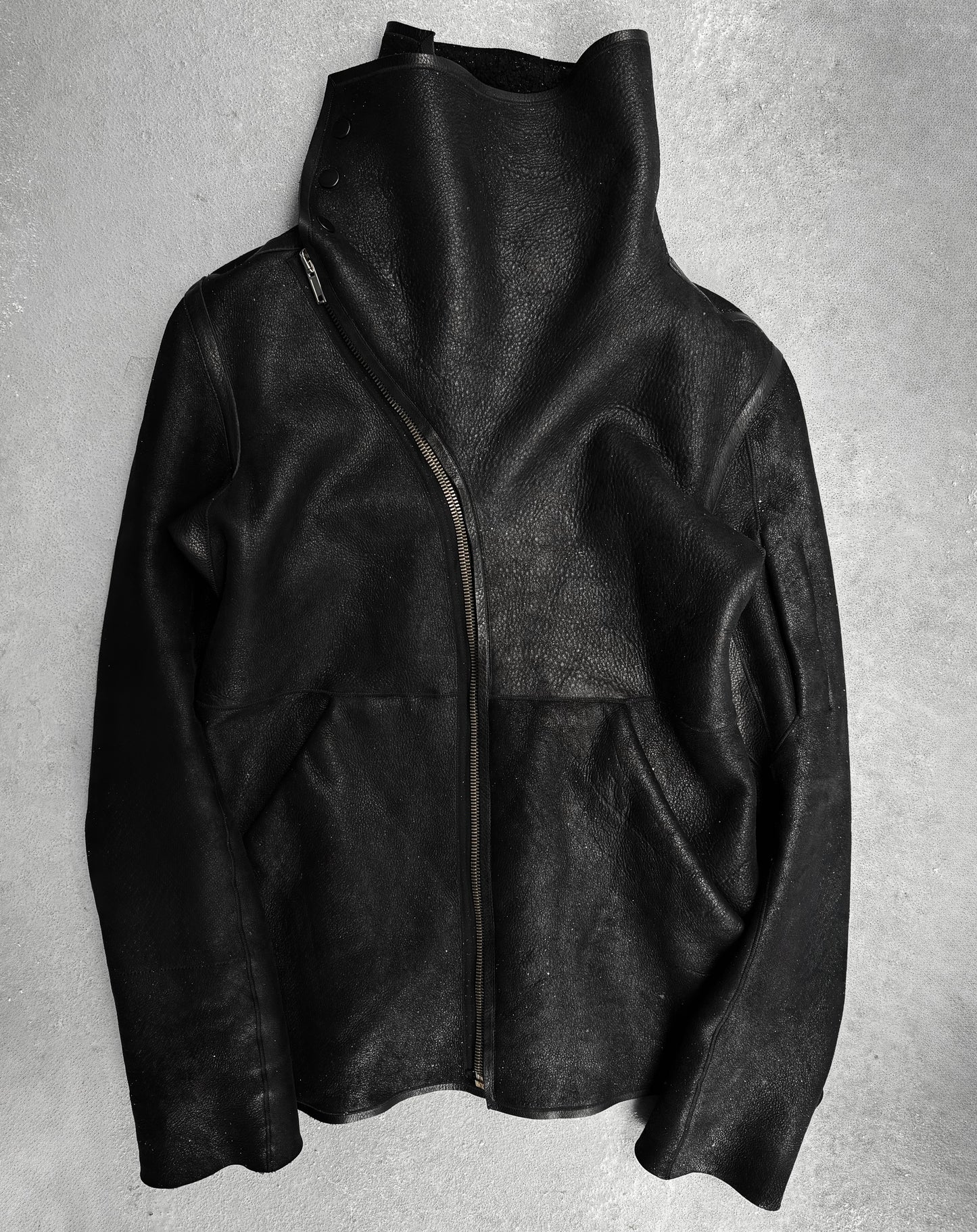 Rick Owens AW10 “GLEAM” Showtek Shearling Lamb Leather Jacket