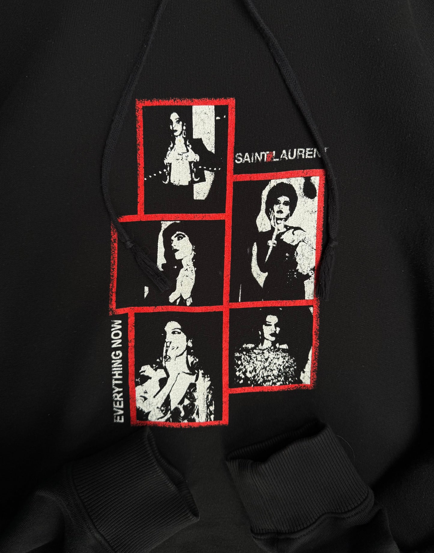 Saint Laurent Paris SS19 ‘Everything Now’ Graphic Hoodie