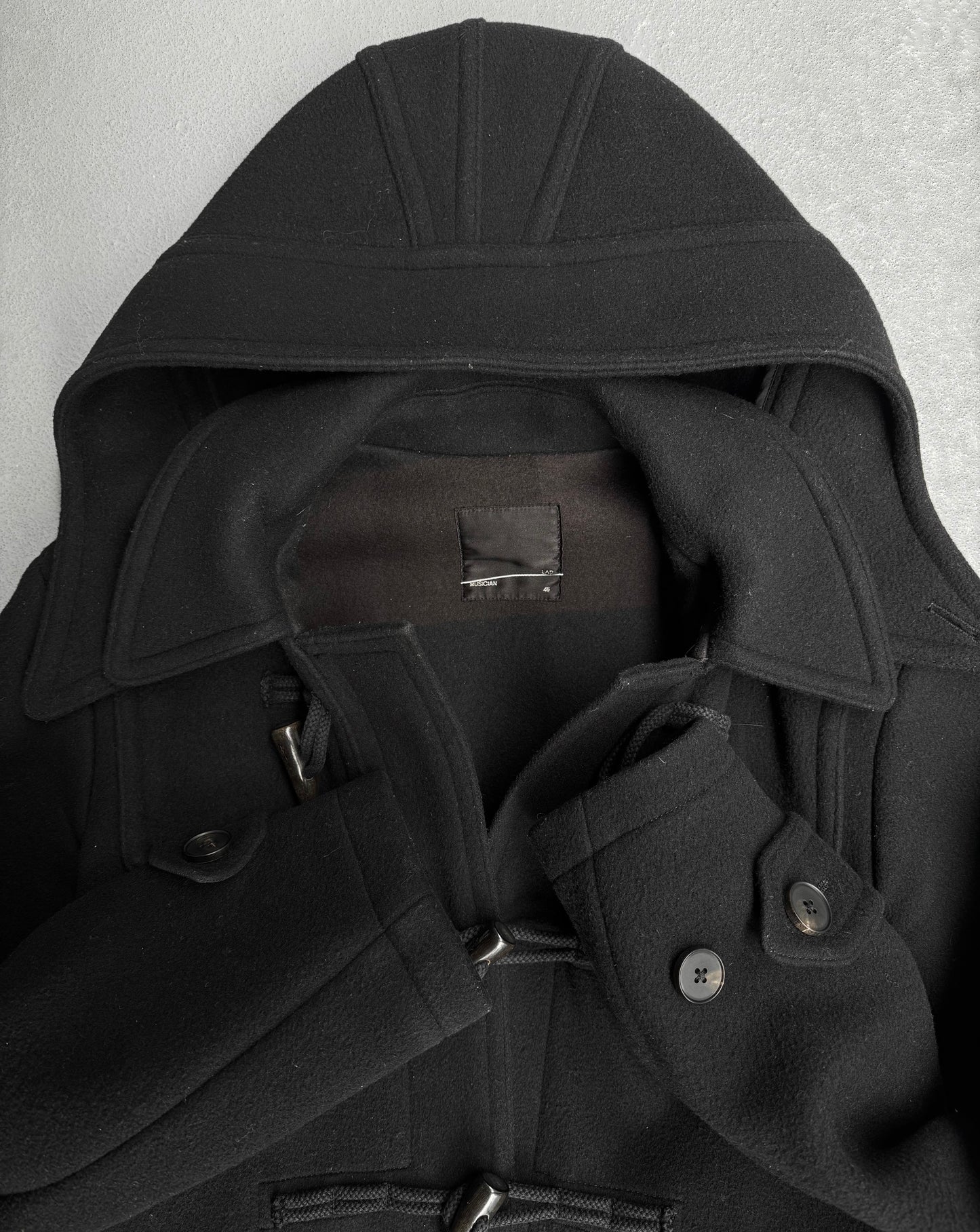 Lad Musician AW09 Wool Hooded Duffle Coat