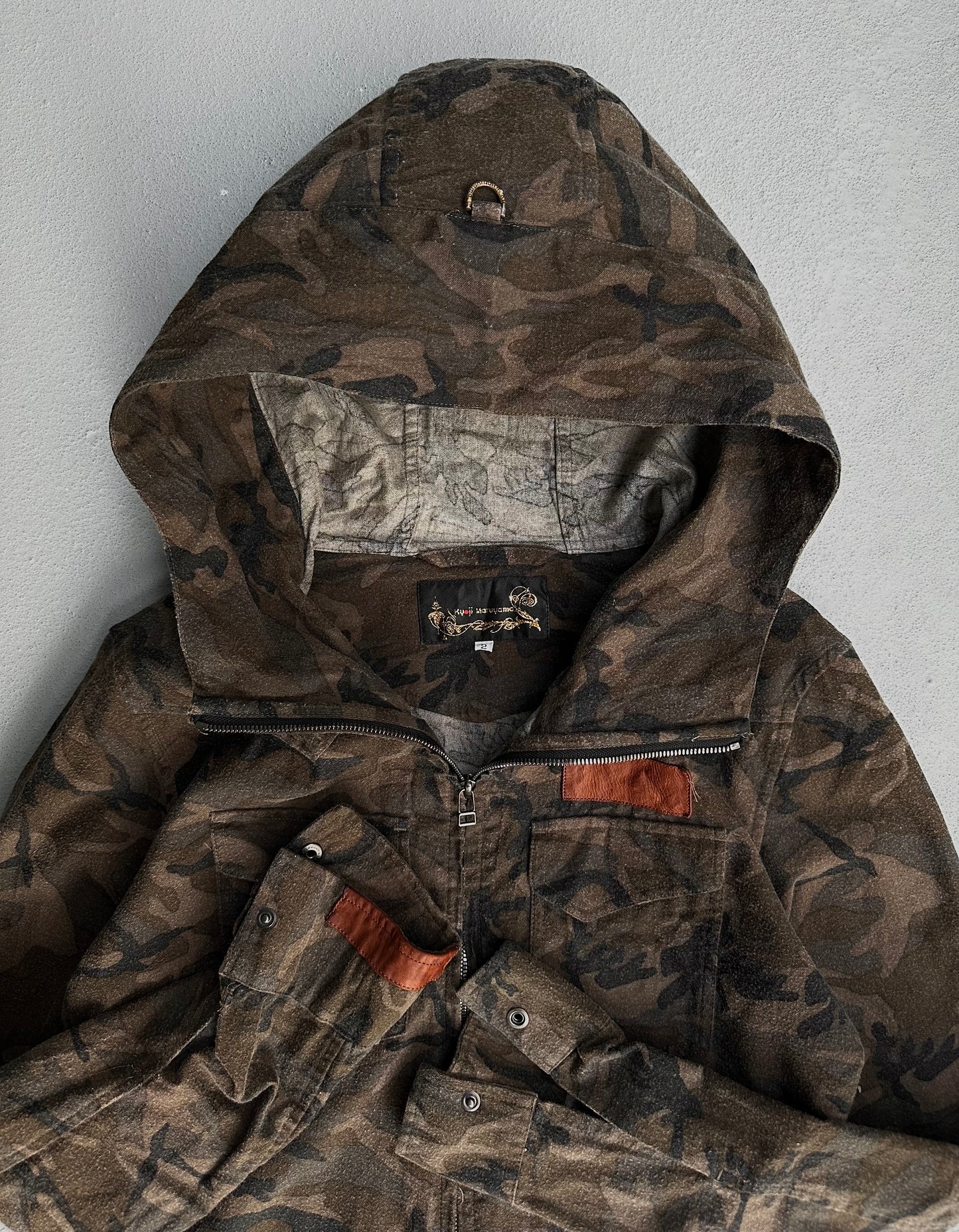 Kyoji Maruyama Early 00s Distressed Camouflage Jacket
