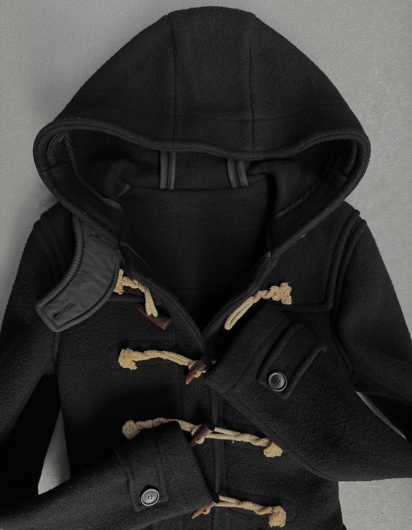 BALMAIN by Christophe Decarnin AW11 Boiled Wool Duffle Coat