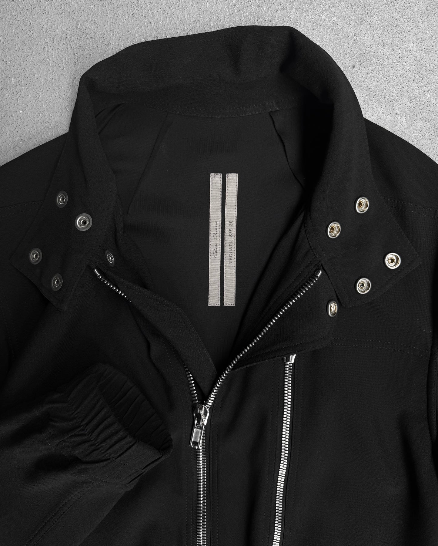 Rick Owens SS20 “TECUATL” Cropped IES Bomber Jacket
