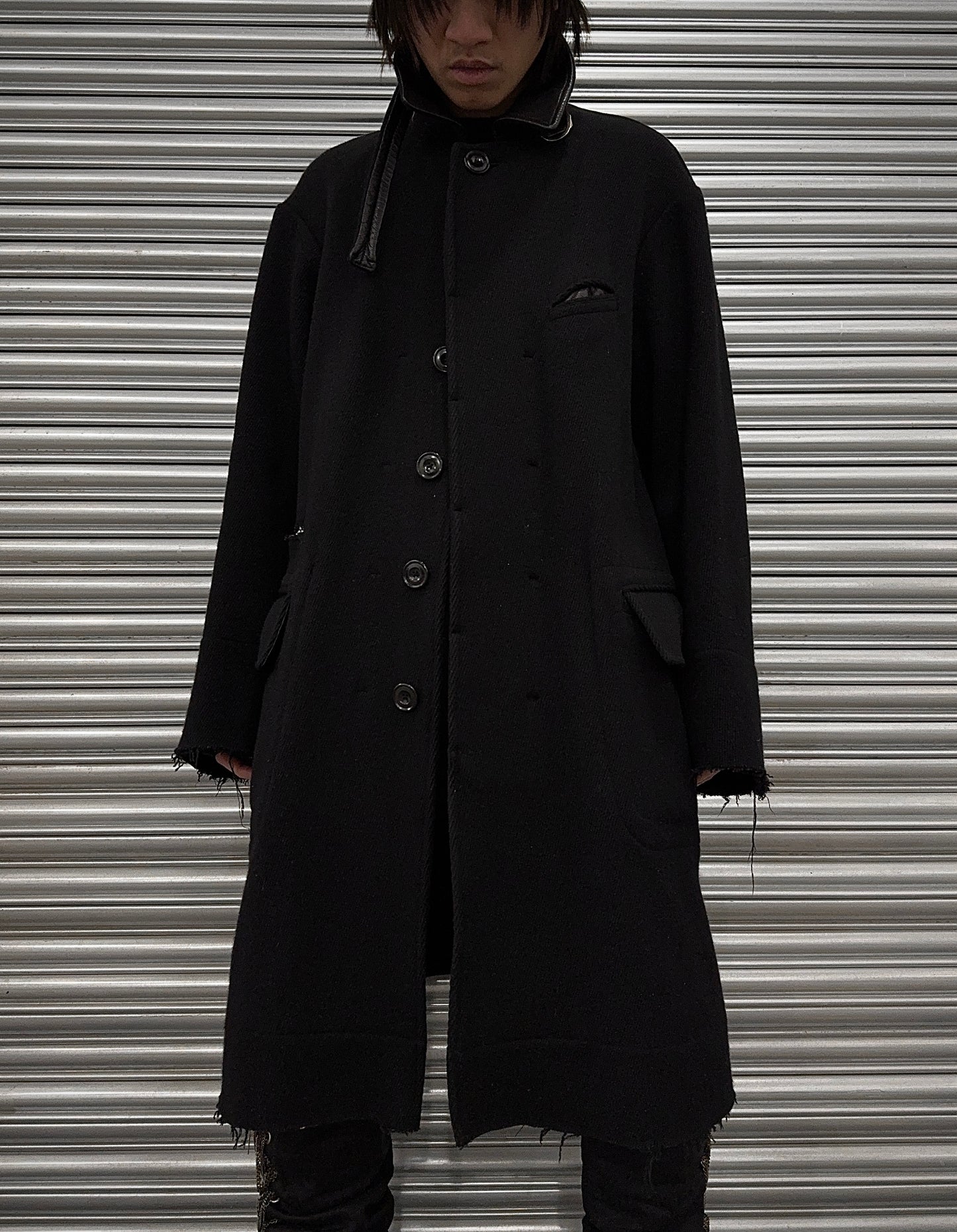 TakahiroMiyashita TheSoloist. AW15 Bondage Straps Wool Coat