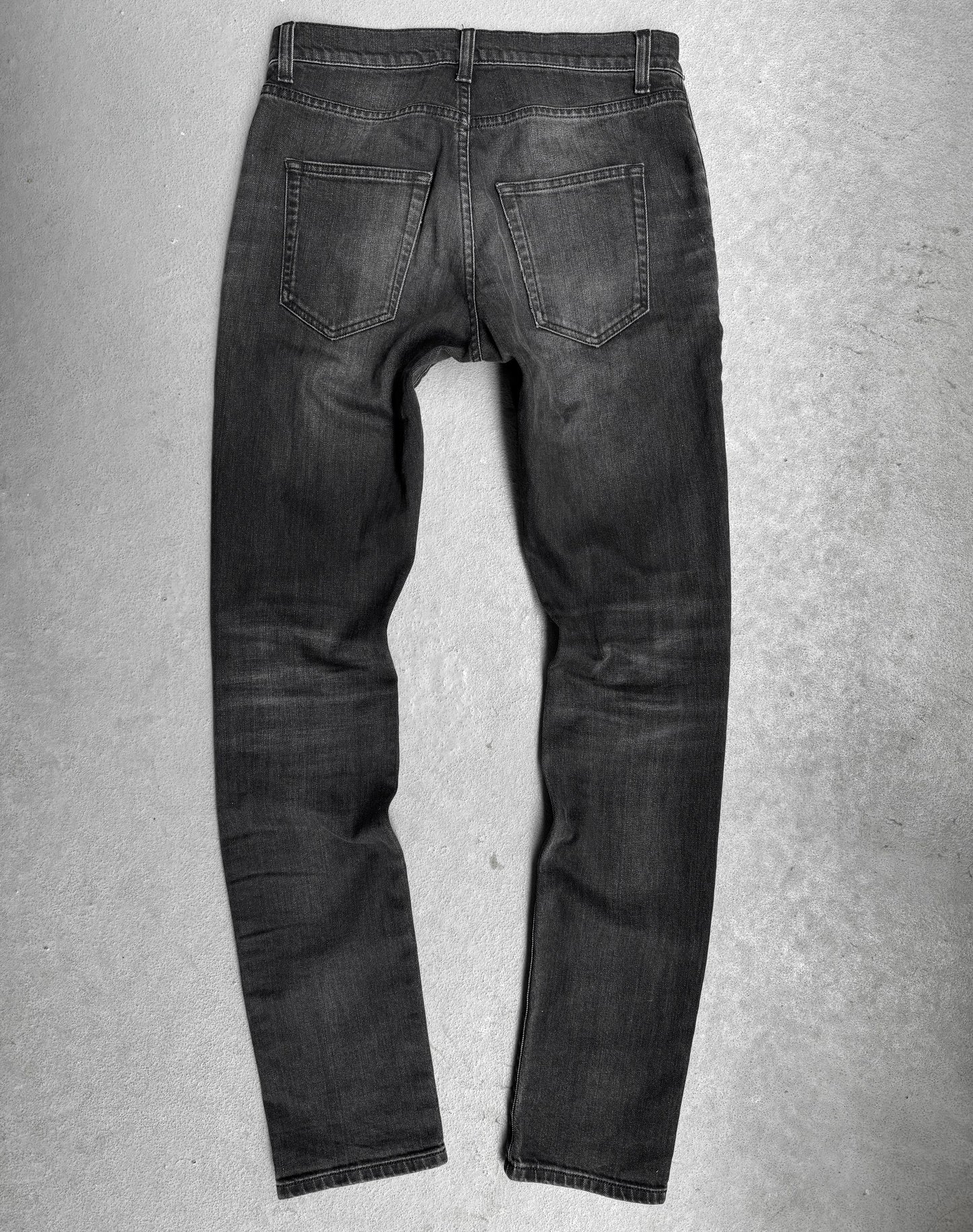 Saint Laurent Paris AW17 ‘D02’ Washed Grey Skinny Denim
