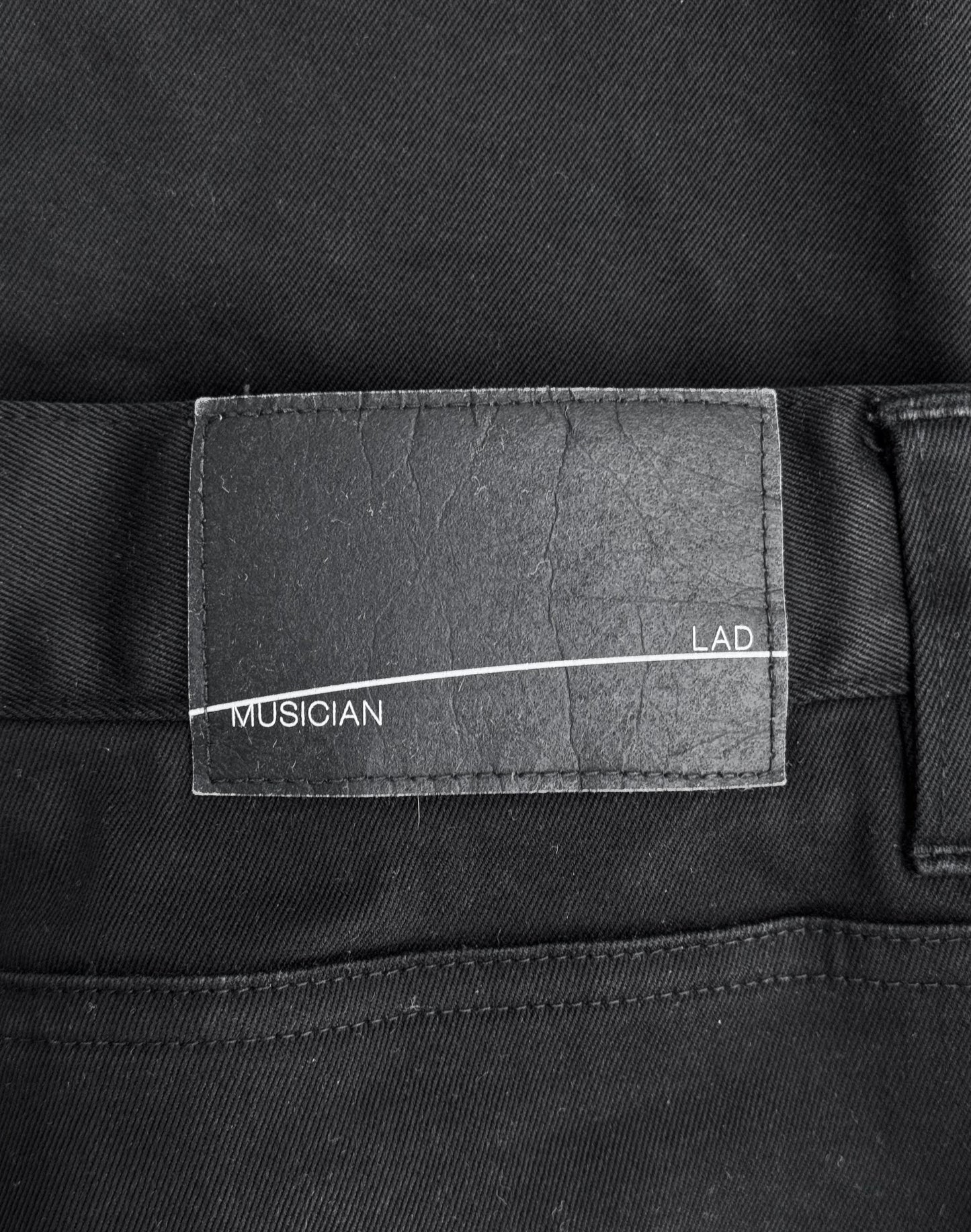 Lad Musician SS21 Black Flare Bootcut Pants