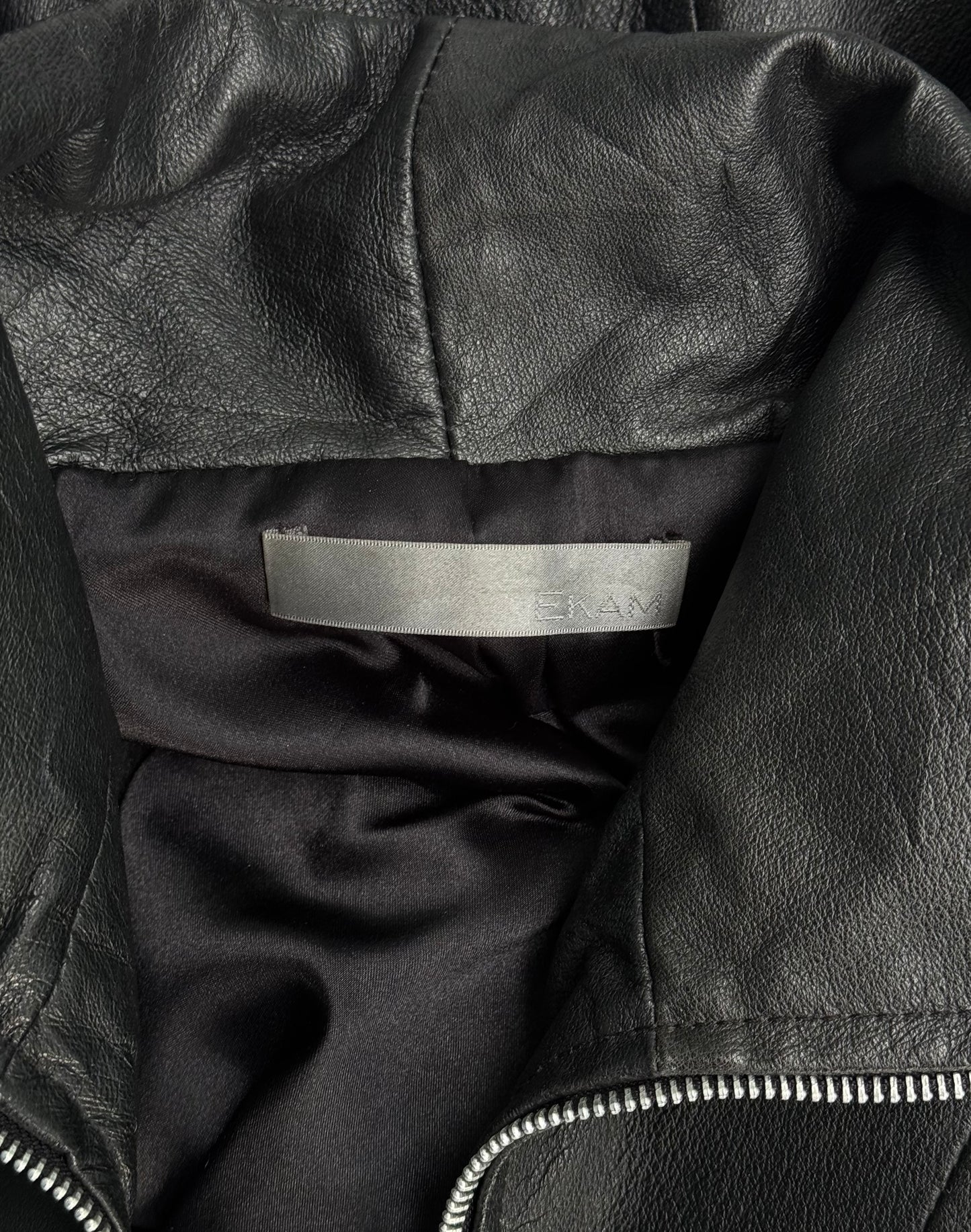 EKAM Early 00s Lambskin Leather Rider Jacket