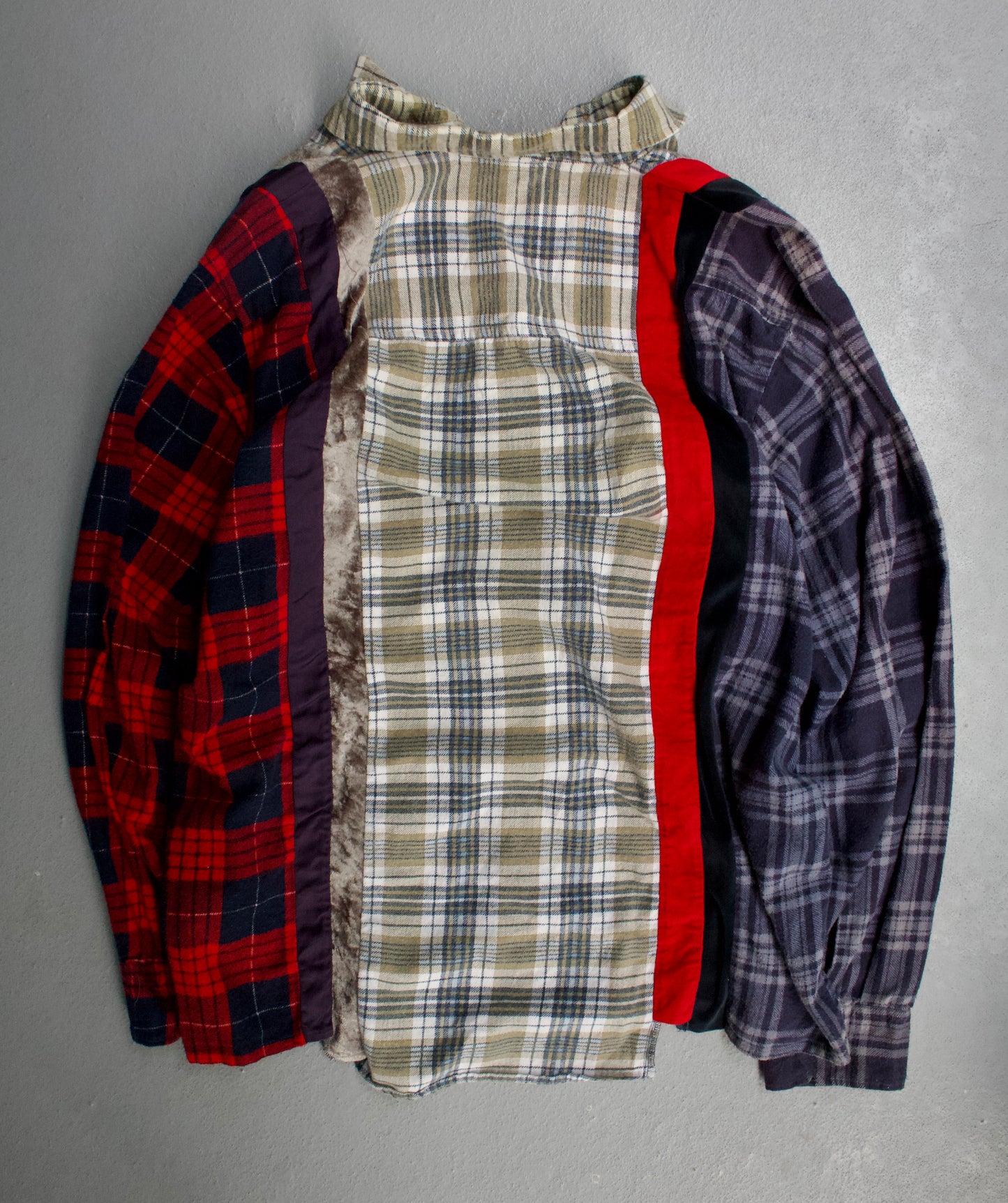 Rebuild by Needles 00s 7-cut Reconstructed Flannel Shirts