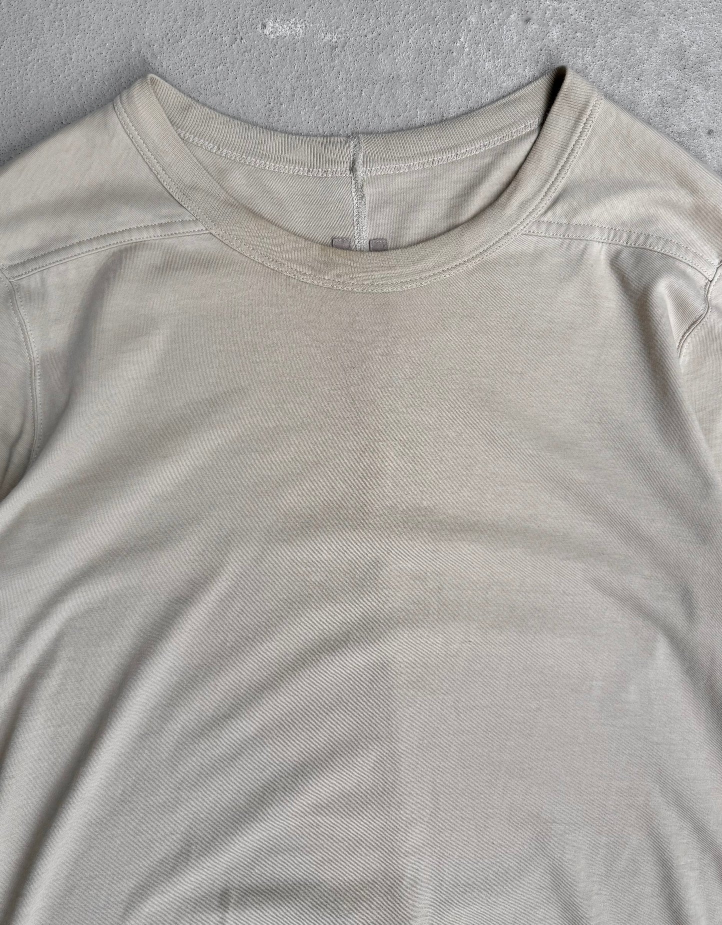 Rick Owens SS23 “EDFU” Pearl Short Level T-shirt