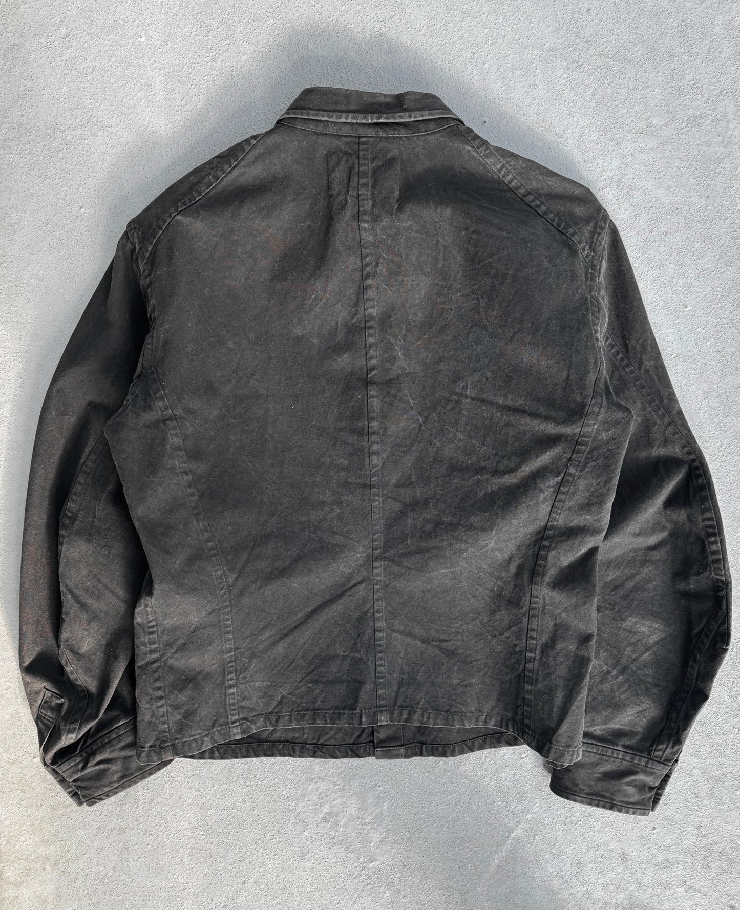 Christopher Nemeth Late 90s Faded Canvas Button-up Denim Jacket