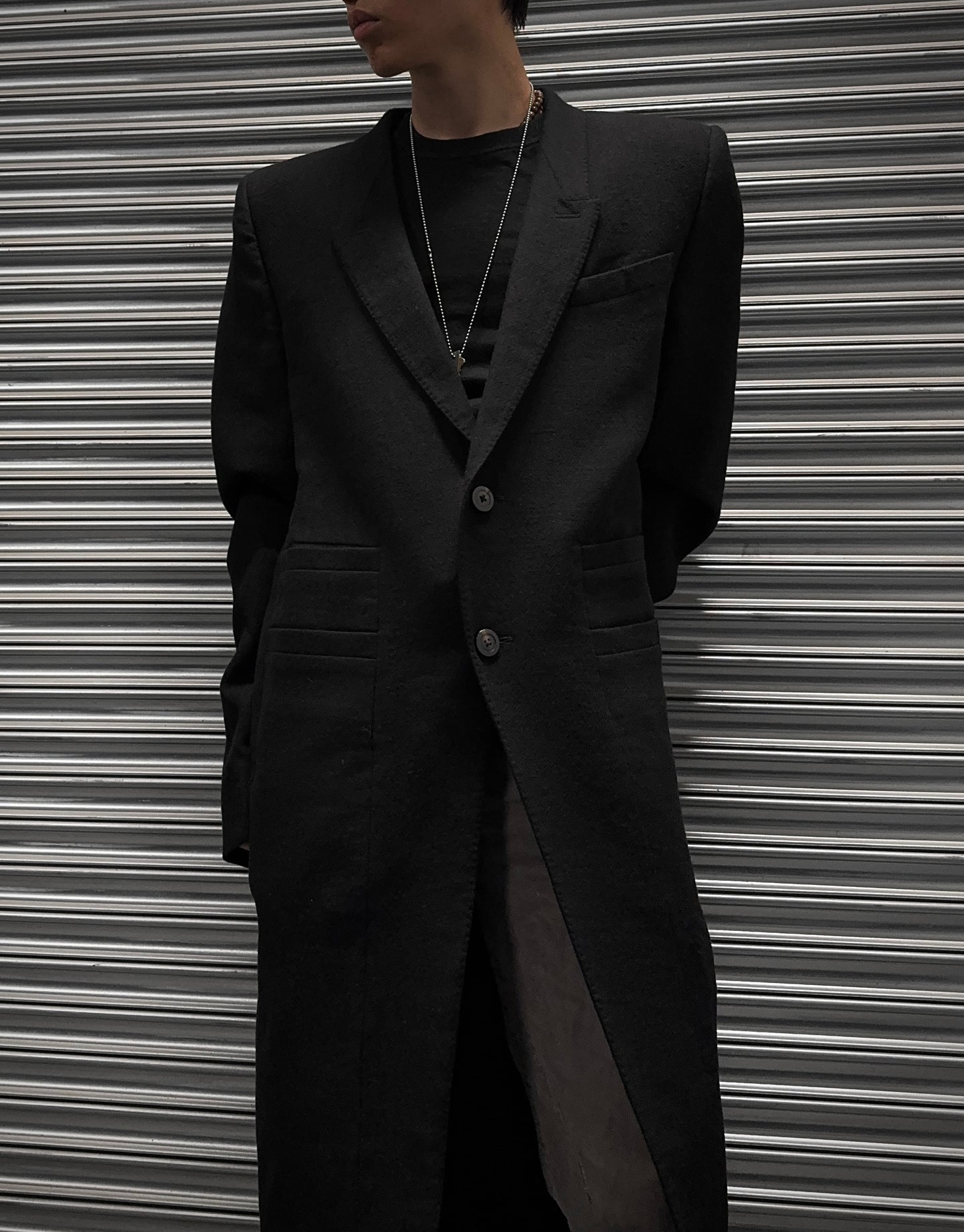 Rick Owens AW22 “STROBE” Light Wool ‘Neue’ Coat