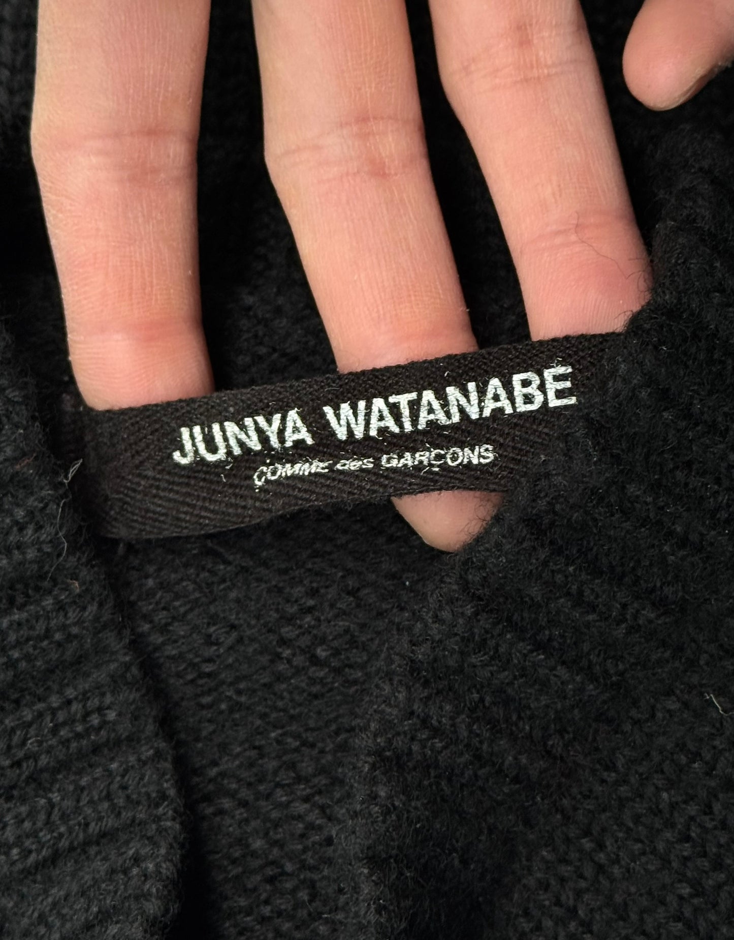 Junya Watanabe AW96 Wool Funnel-neck Sweater