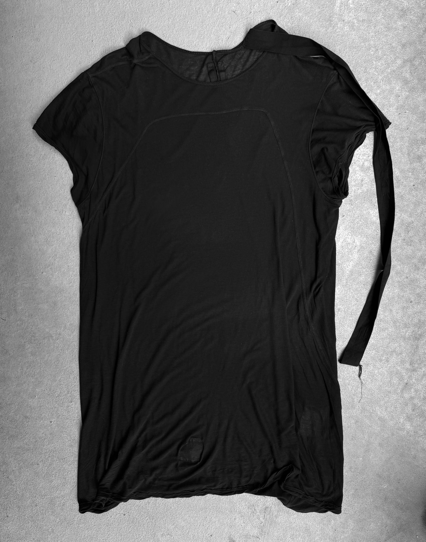 Rick Owens DRKSHDW AW08 “STAG” Black Sheer Level T-shirt