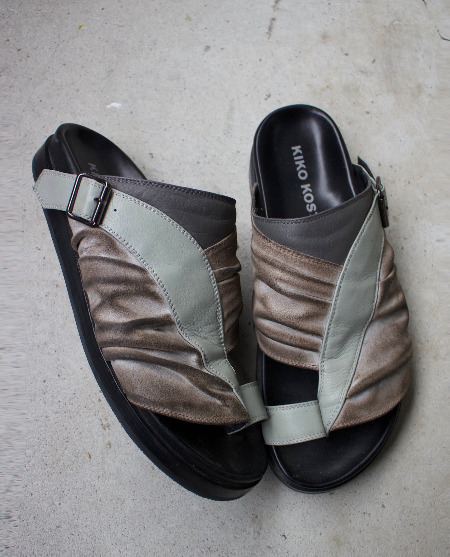 Kiko Kostadinov AW22 ‘Valakas’ Leather Sandal Slides