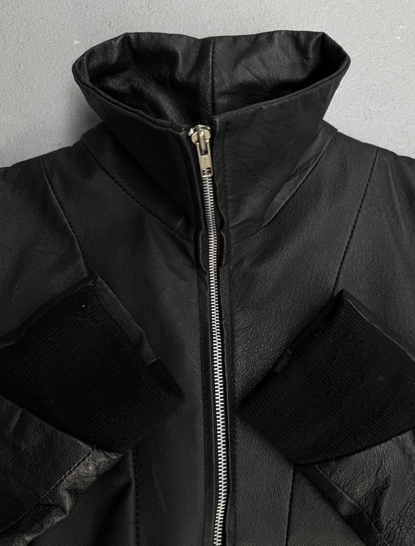 EKAM Early 00s Lambskin Leather Rider Jacket