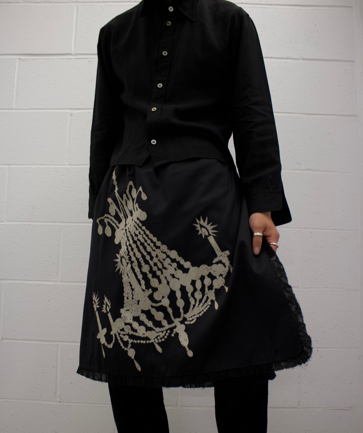 Keita Maruyama SS04 “Chandelier” Felted Skirt