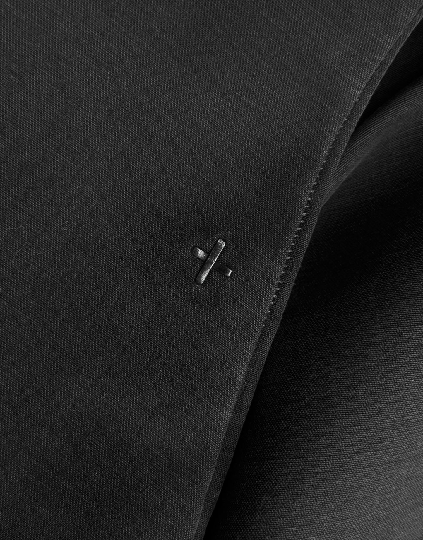 m.a+ by Maurizio Amadei Early 2010s 'P18B' Pleated Knee Carbon J-Cut Pants