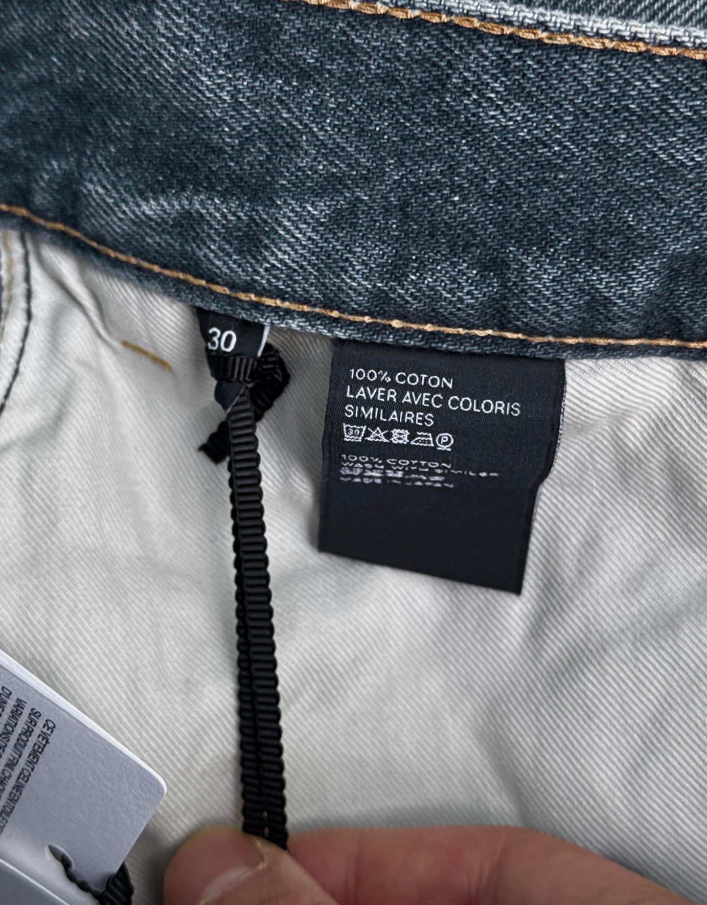 CELINE by Hedi Slimane ‘M_RE_002 930F’ Staff Only Washed Blue Flare Denim