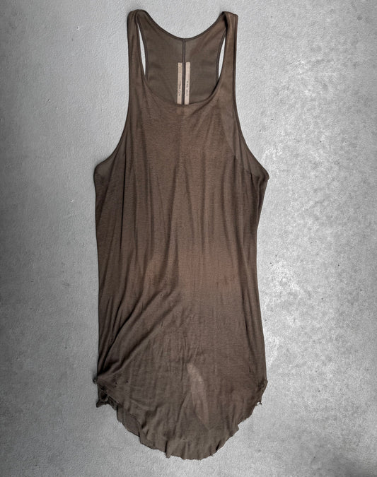 Rick Owens AW23 “LUXOR” Dust Sheer D-flap Tank Top