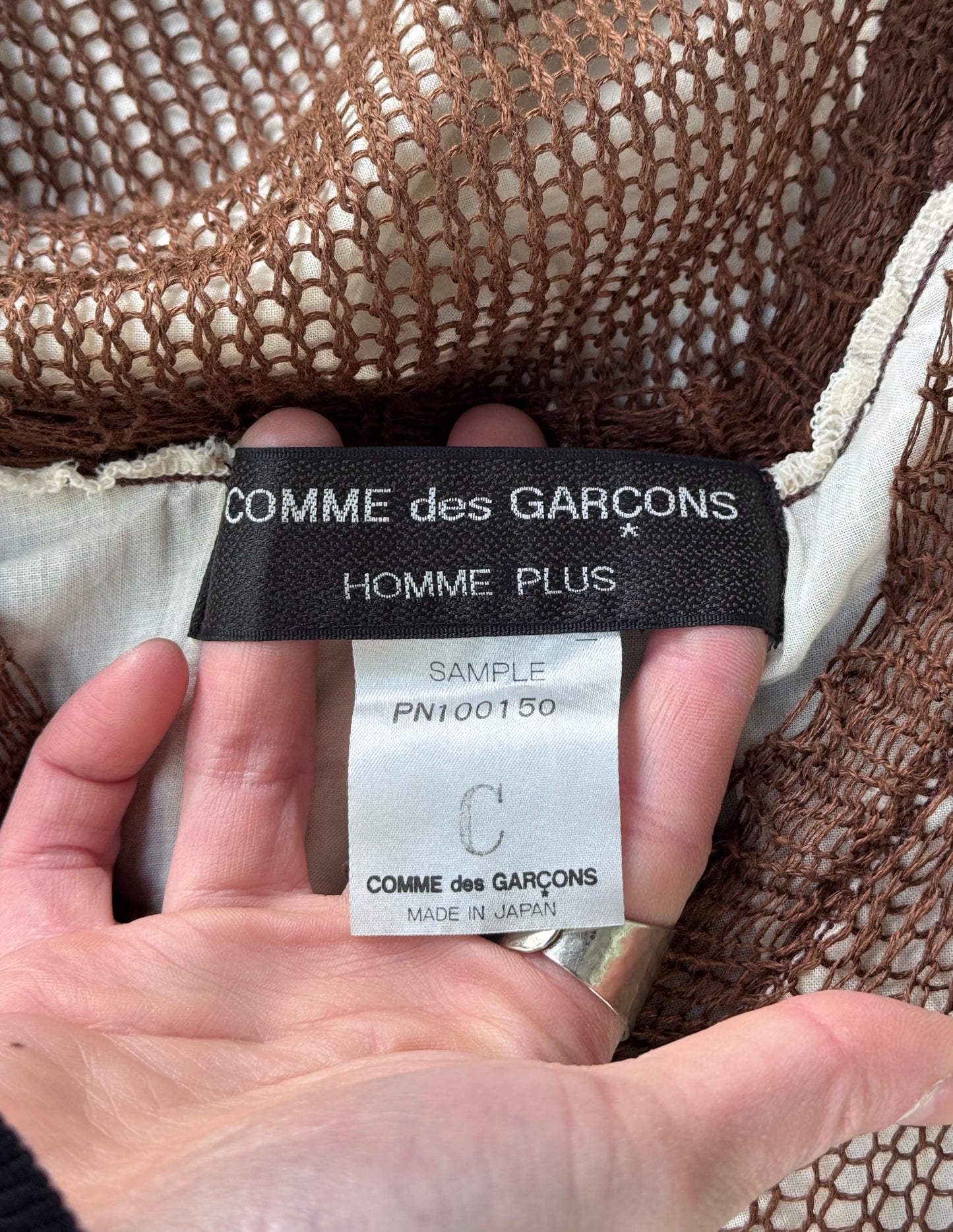 *SAMPLE* COMME des GARÇONS HOMME PLUS AW95 Mesh Tank Top