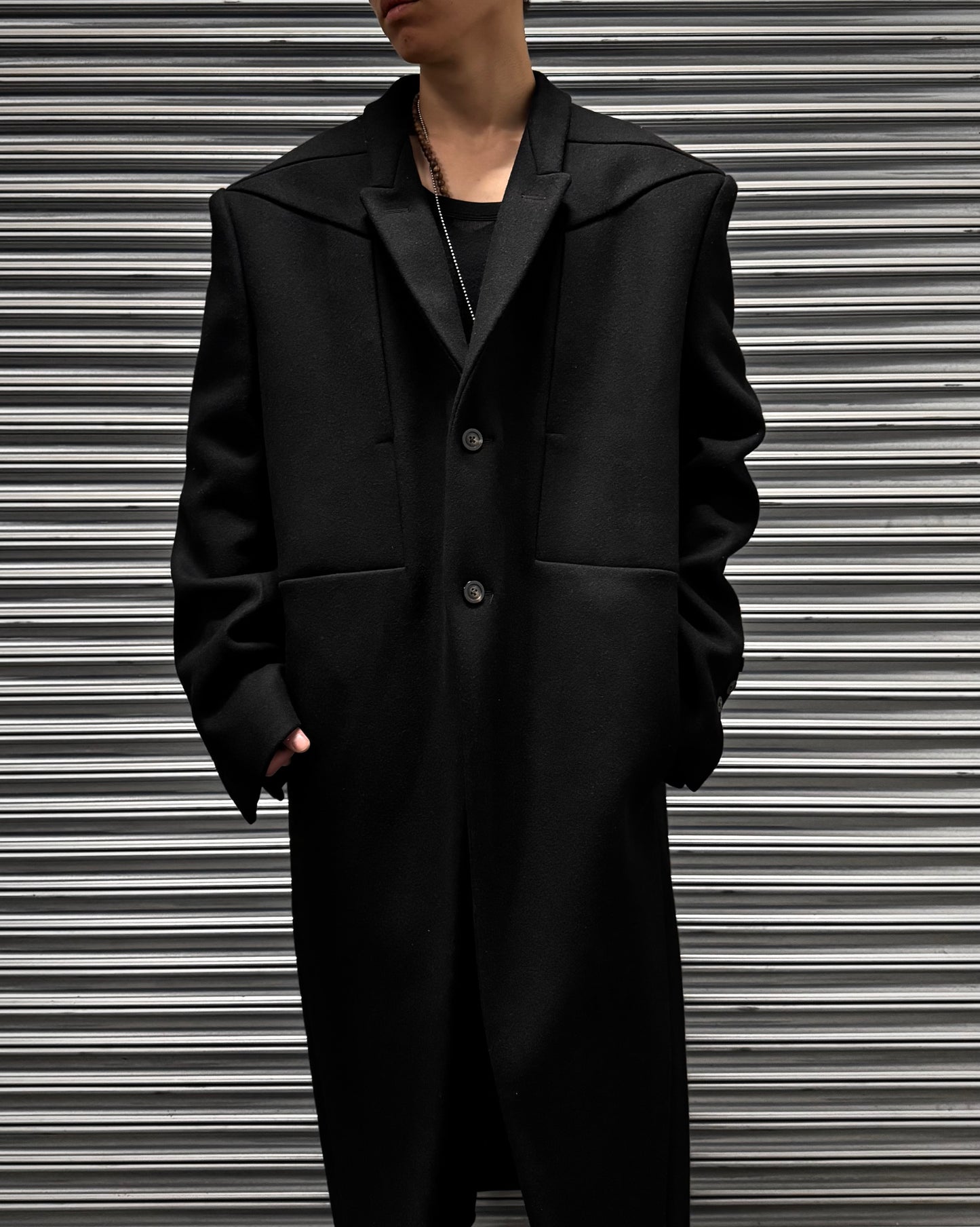 Rick Owens AW22 “STROBE” Heavy Wool ‘Jumbo Tatlin’ Coat