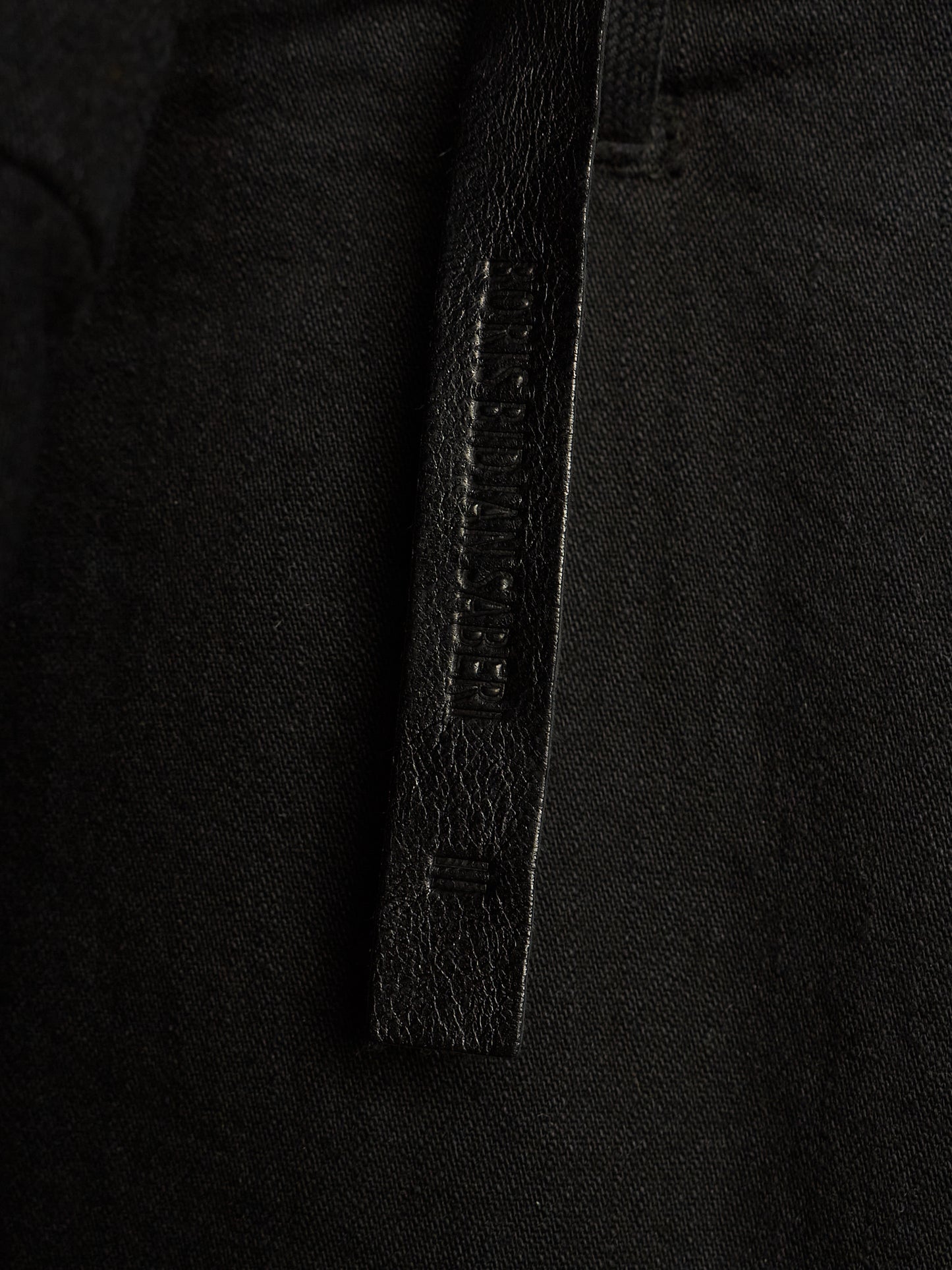 Boris Bidjan Saberi AW23 'PADDED VEST 5.1 FKU10001' Black Padded Vinyl Coated Nickel Pressed Denim Vest