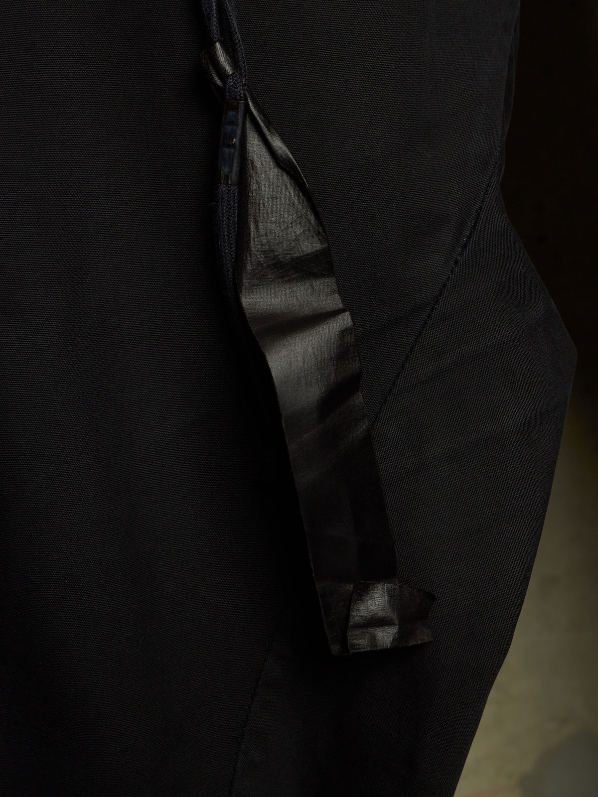 Boris Bidjan Saberi SS12 'P5 F126' Washed Black Piece-dyed Drop-crotch Pants