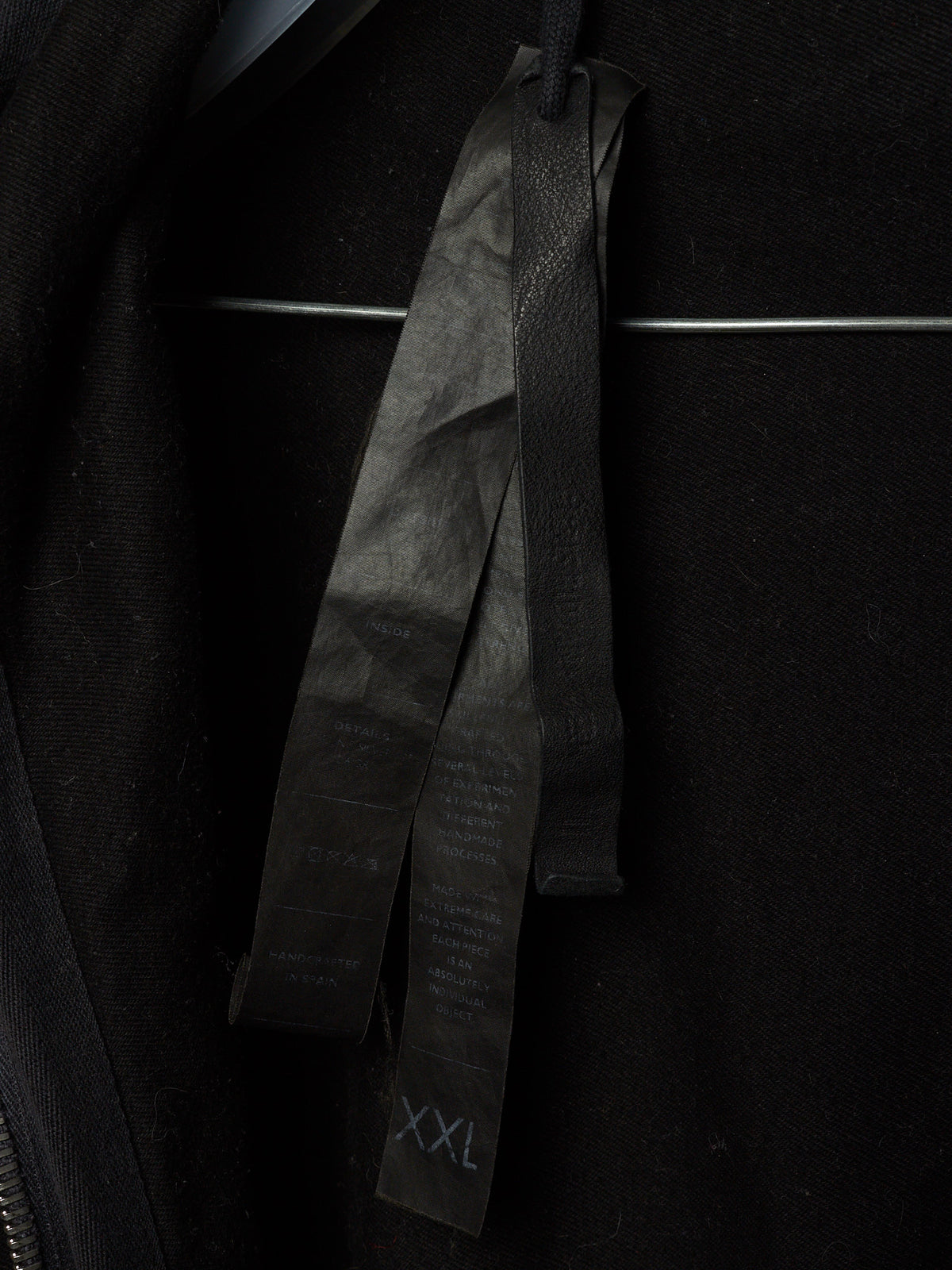 Boris Bidjan Saberi SS17 'ZIPPER0 F060' Black Object-dyed Ninja Mask Sleeveless Hooded Zip Vest