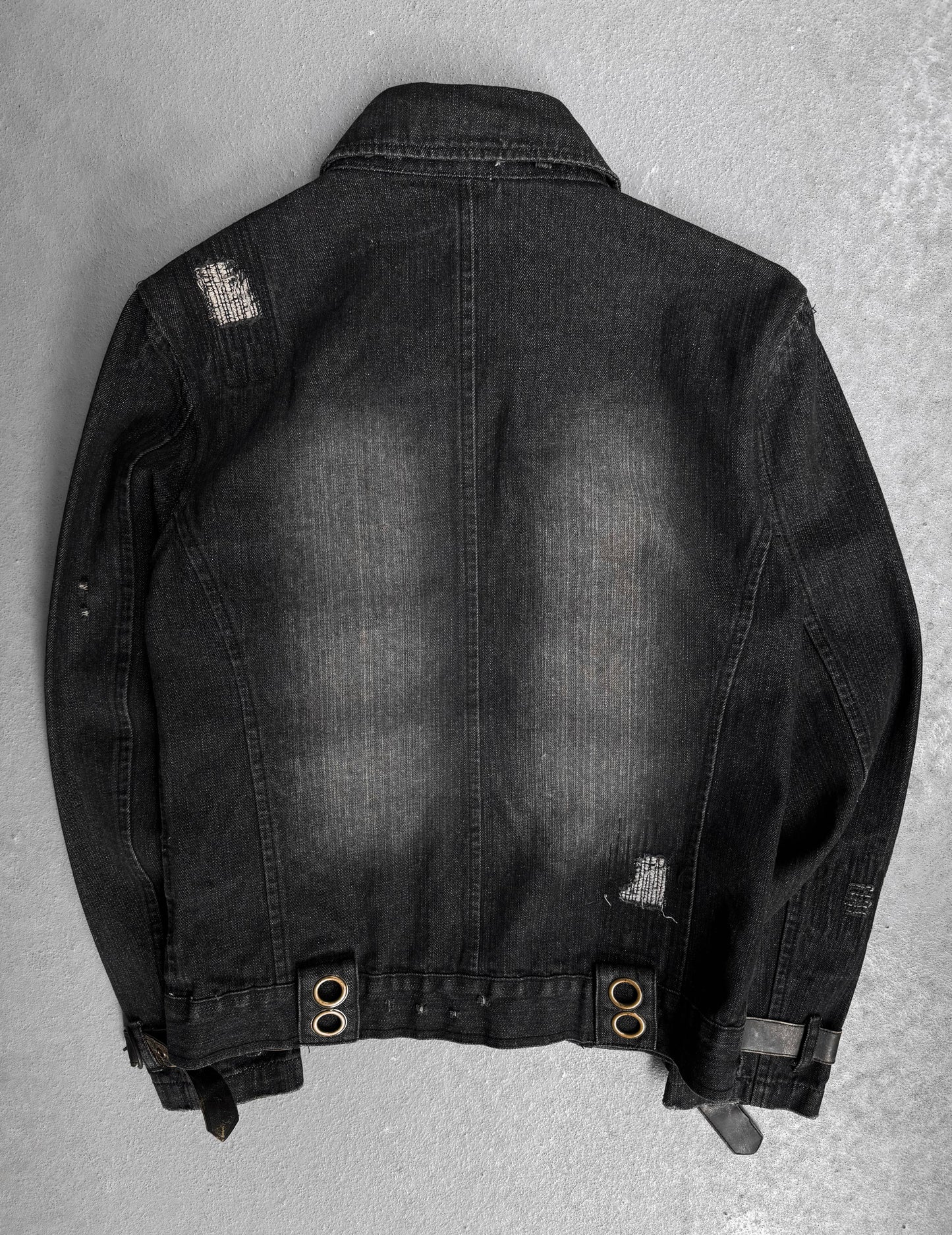 InTheAttic Early 00s Cargo Pockets Denim Trucker Jacket