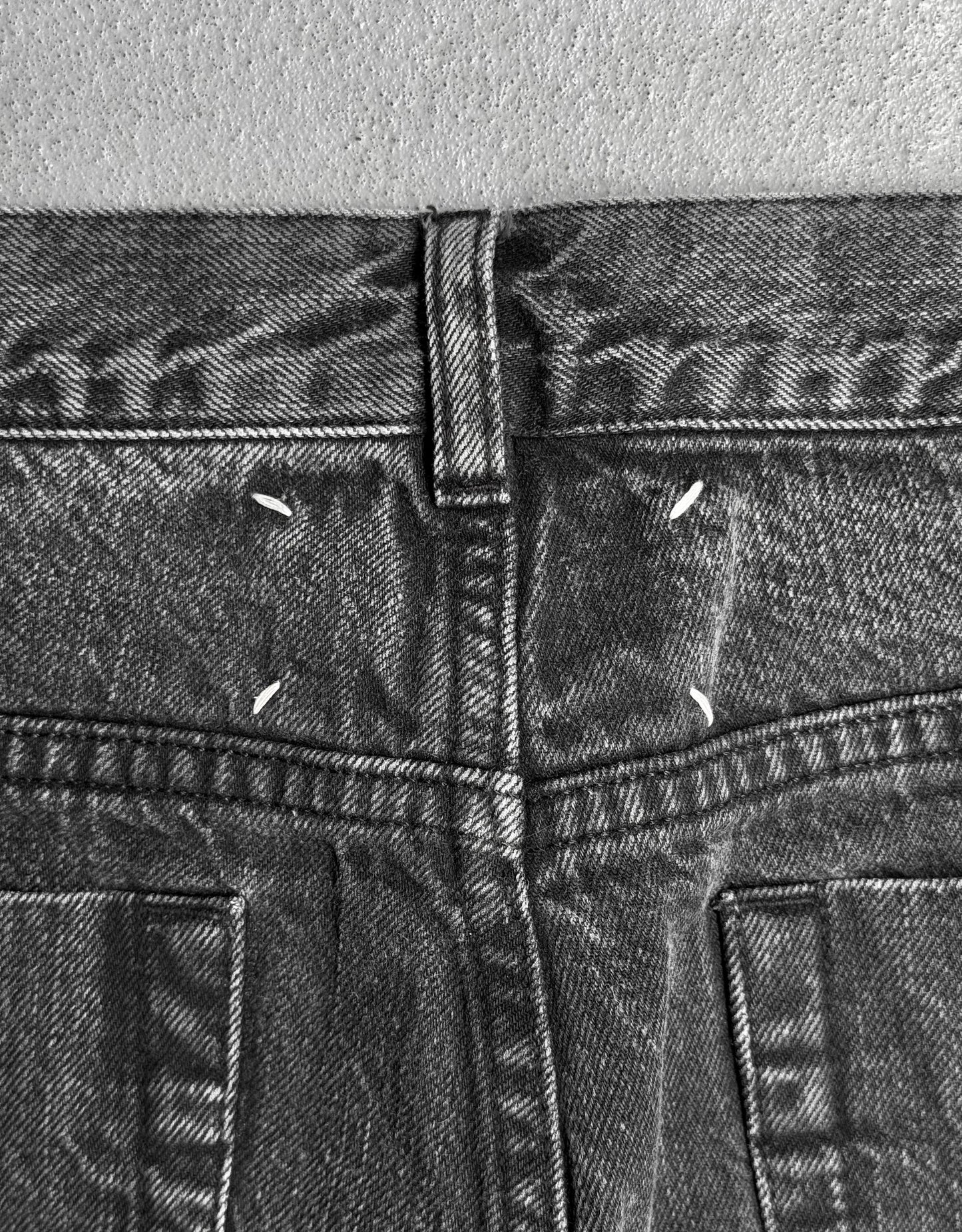 Maison Martin Margiela AW09 Washed Grey Slim-fit Denim