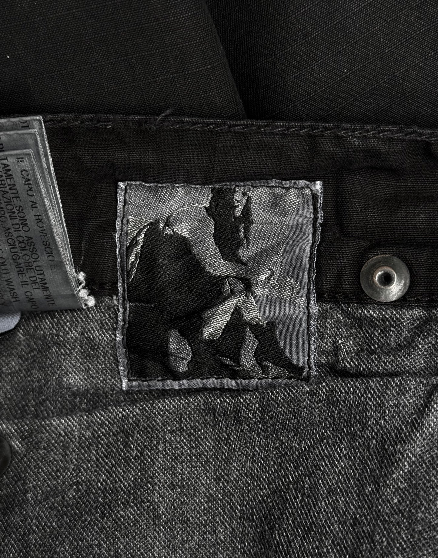 Rick Owens DRKSHDW AW09 “CRUST” Light-waxed Cotton Poplin Skinny Pants
