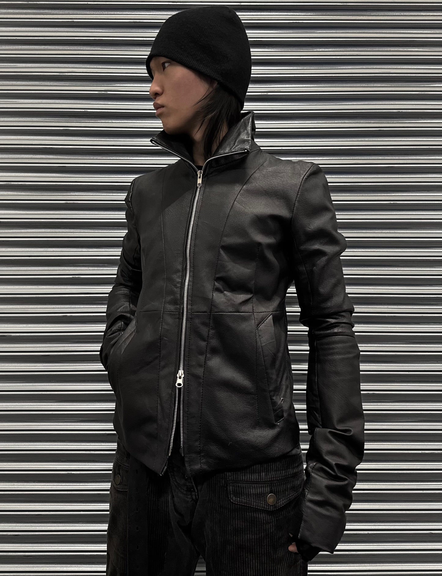 EKAM Early 00s Lambskin Leather Rider Jacket