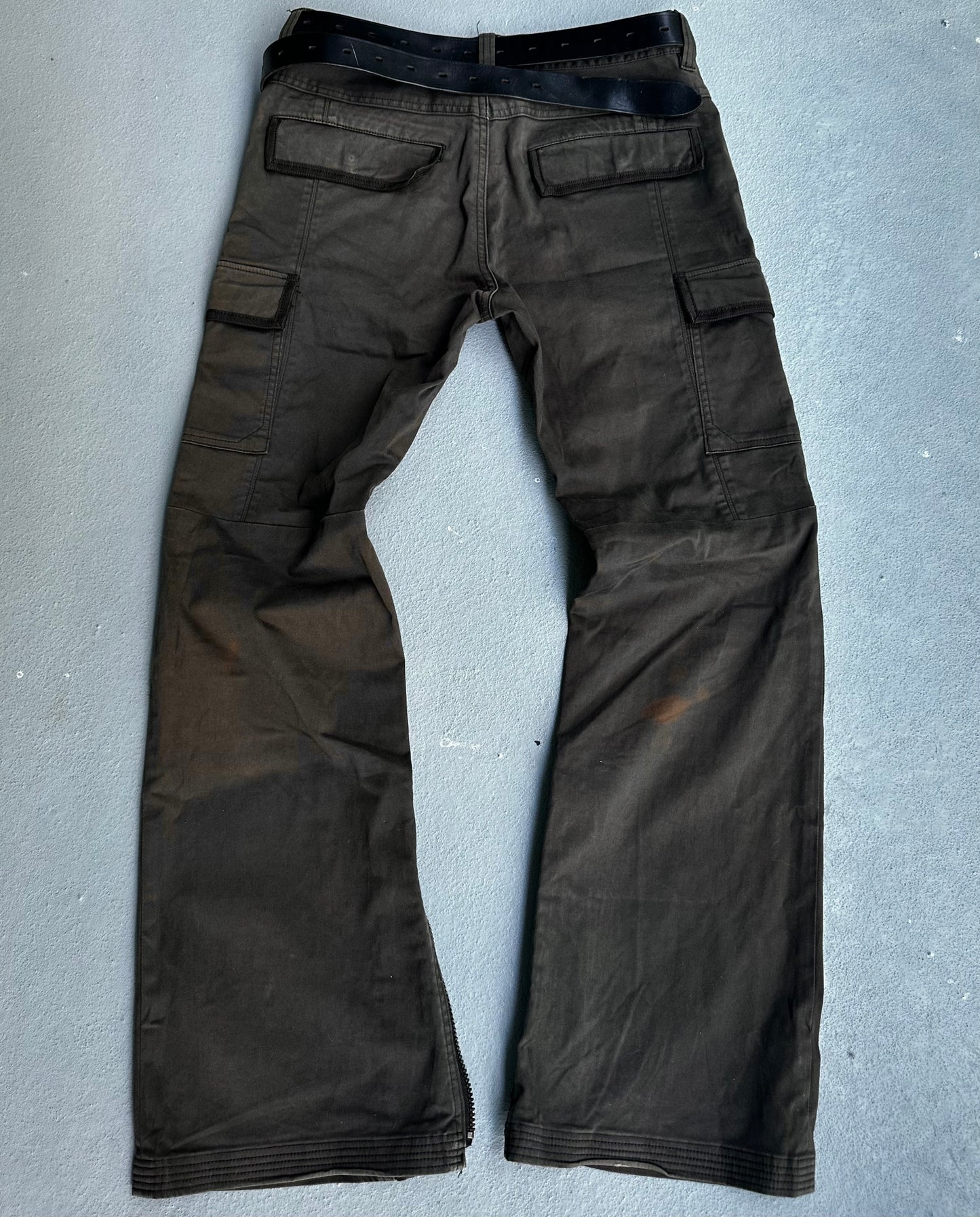 COMME CA MEN Early 00s Flare Bootcut Cargo Pants