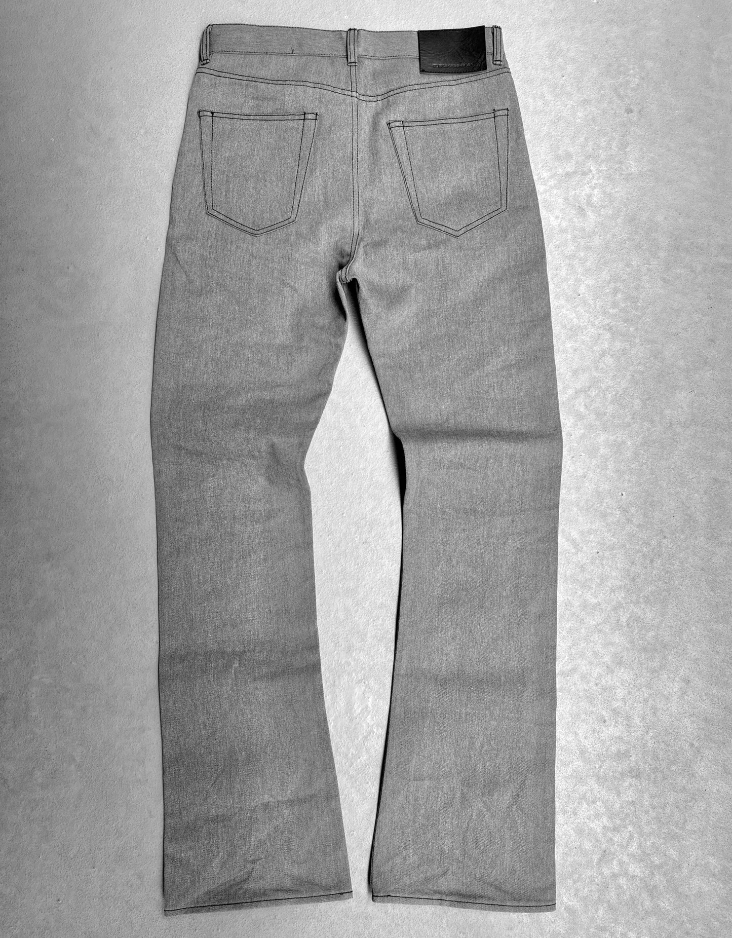 *SAMPLE* Rick Owens DRKSHDW AW22 “STROBE” 16oz Japanese Raw Selvedge Flare ‘Jim Cut’ Denim