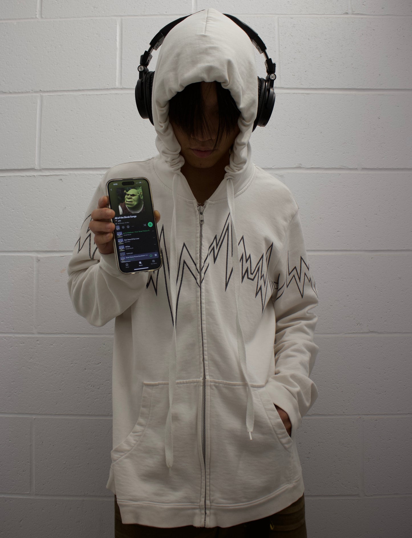 UNDERCOVER SS06 “Chuut” Music Wave Graphic Hoodie