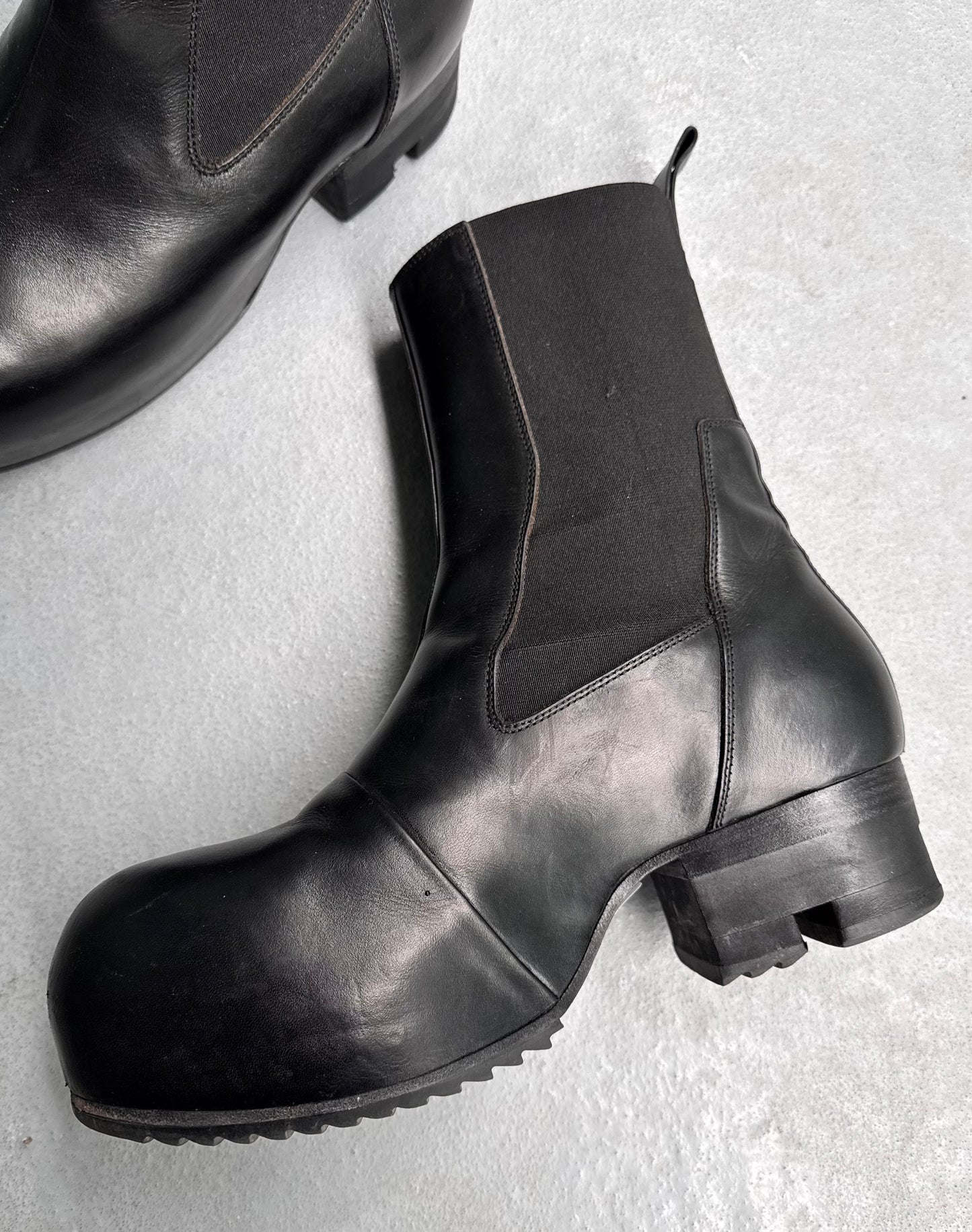 Rick Owens AW20 “PERFORMA” Ballast Beetle Platform Boots