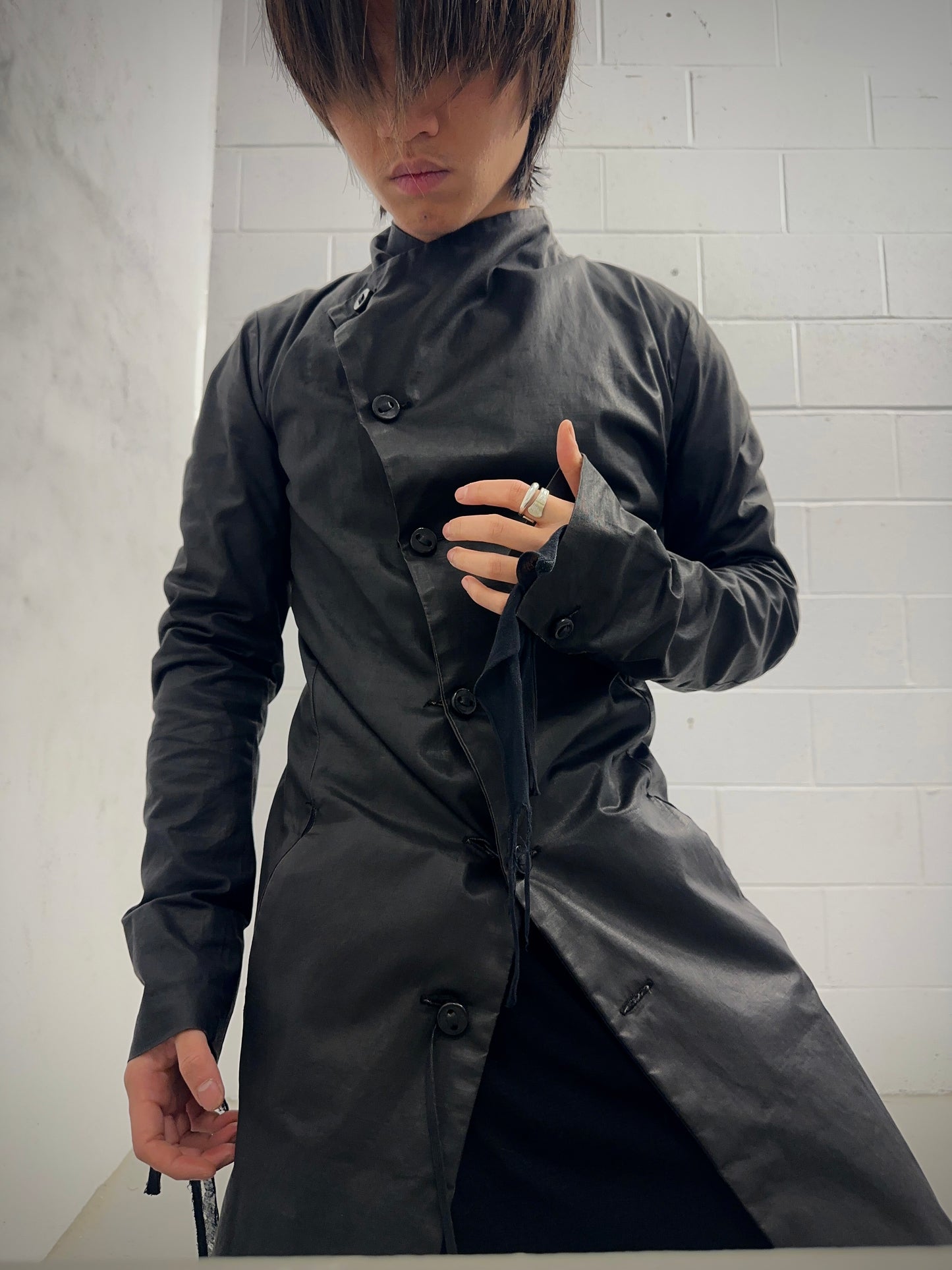 Boris Bidjan Saberi AW10-11 Resinated Asymmetrical Jacket