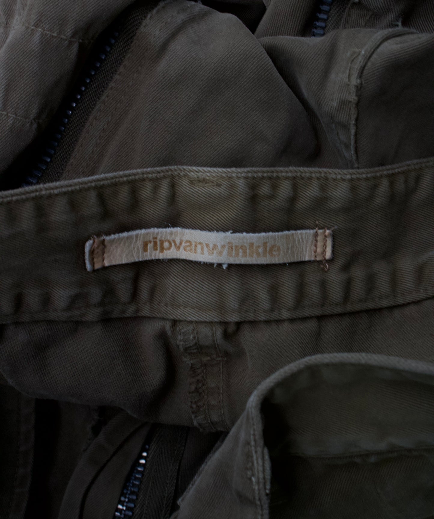 RipVanWinkle Early 00s Faded Convertible Zip Cotton Pants