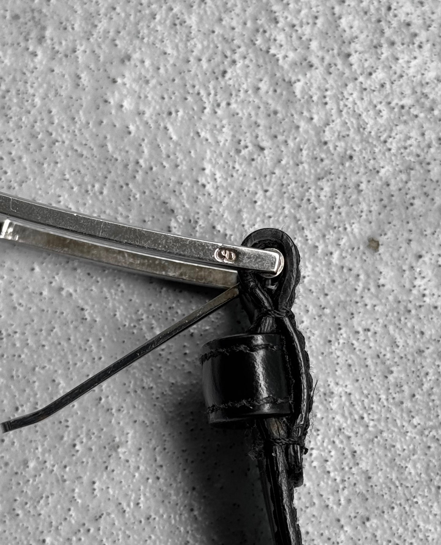 DIOR HOMME by Kris Van Assche Ealry 00's Black Leather Belt
