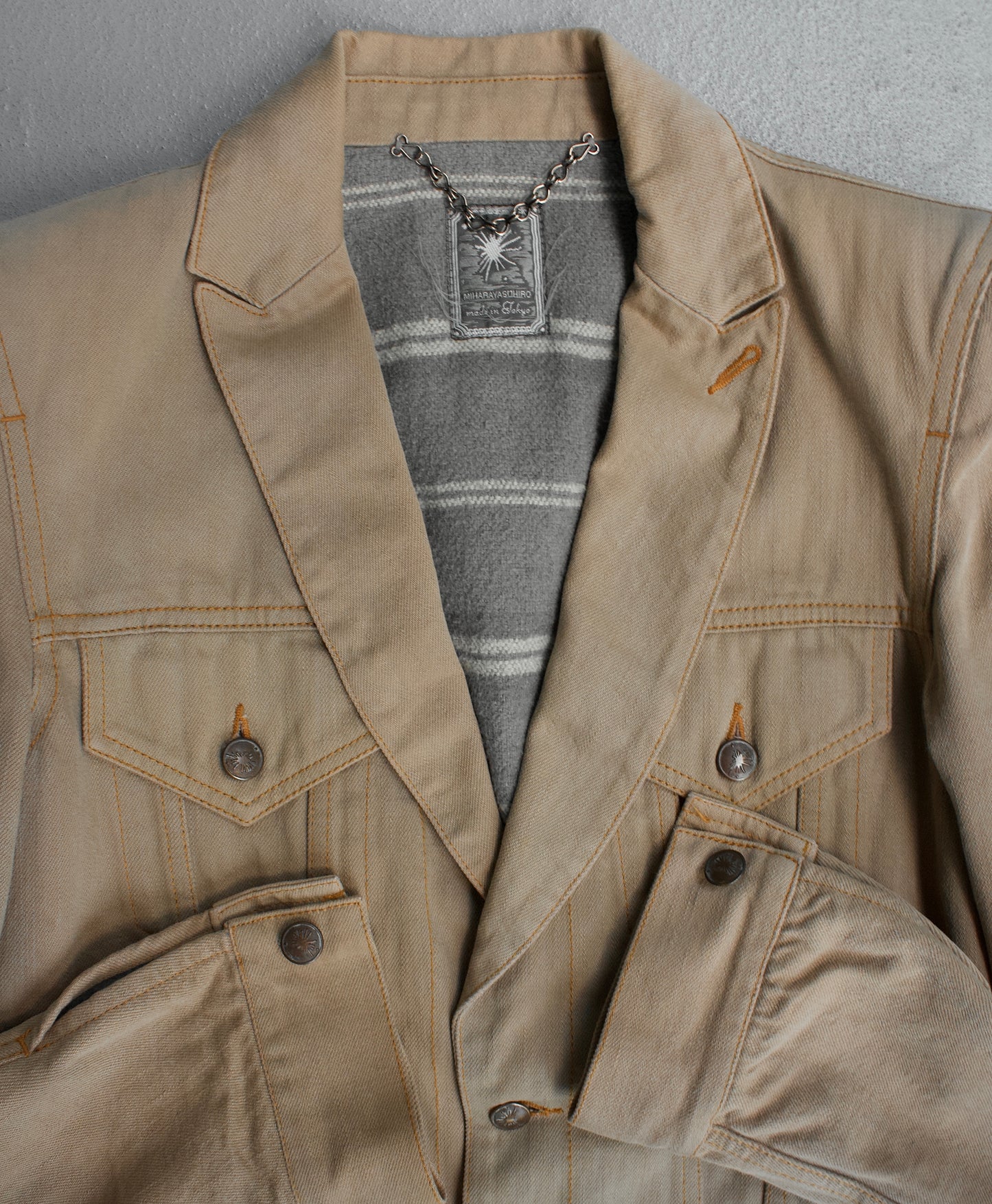 MiharaYasuhiro AW06 Hybrid Denim Blazer Jacket