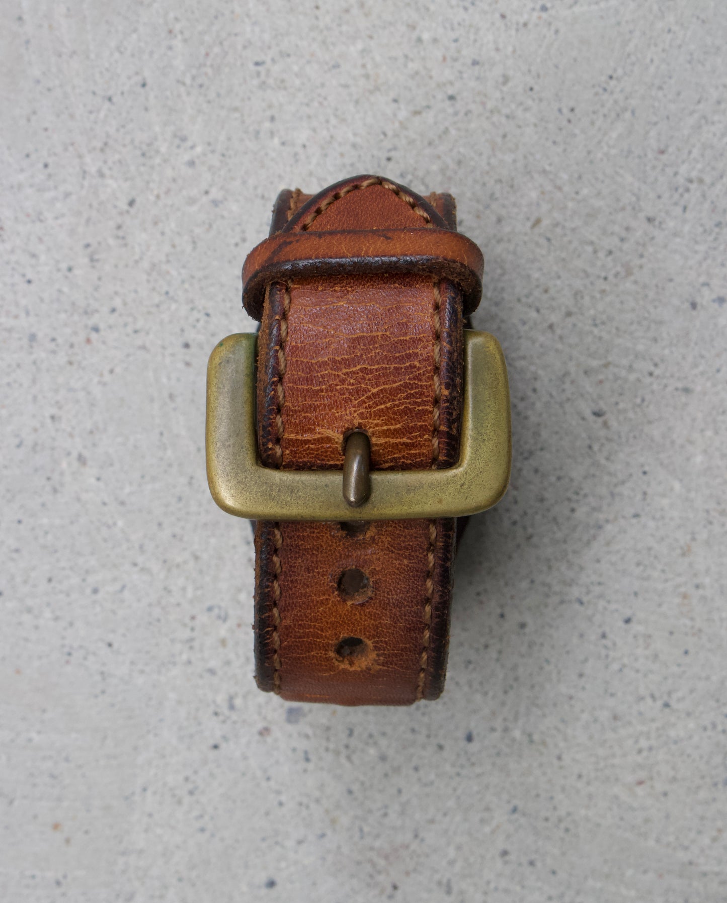 Mihara Yasuhiro Early 00s “Invisible 2” Cowhide Leather Bracelet