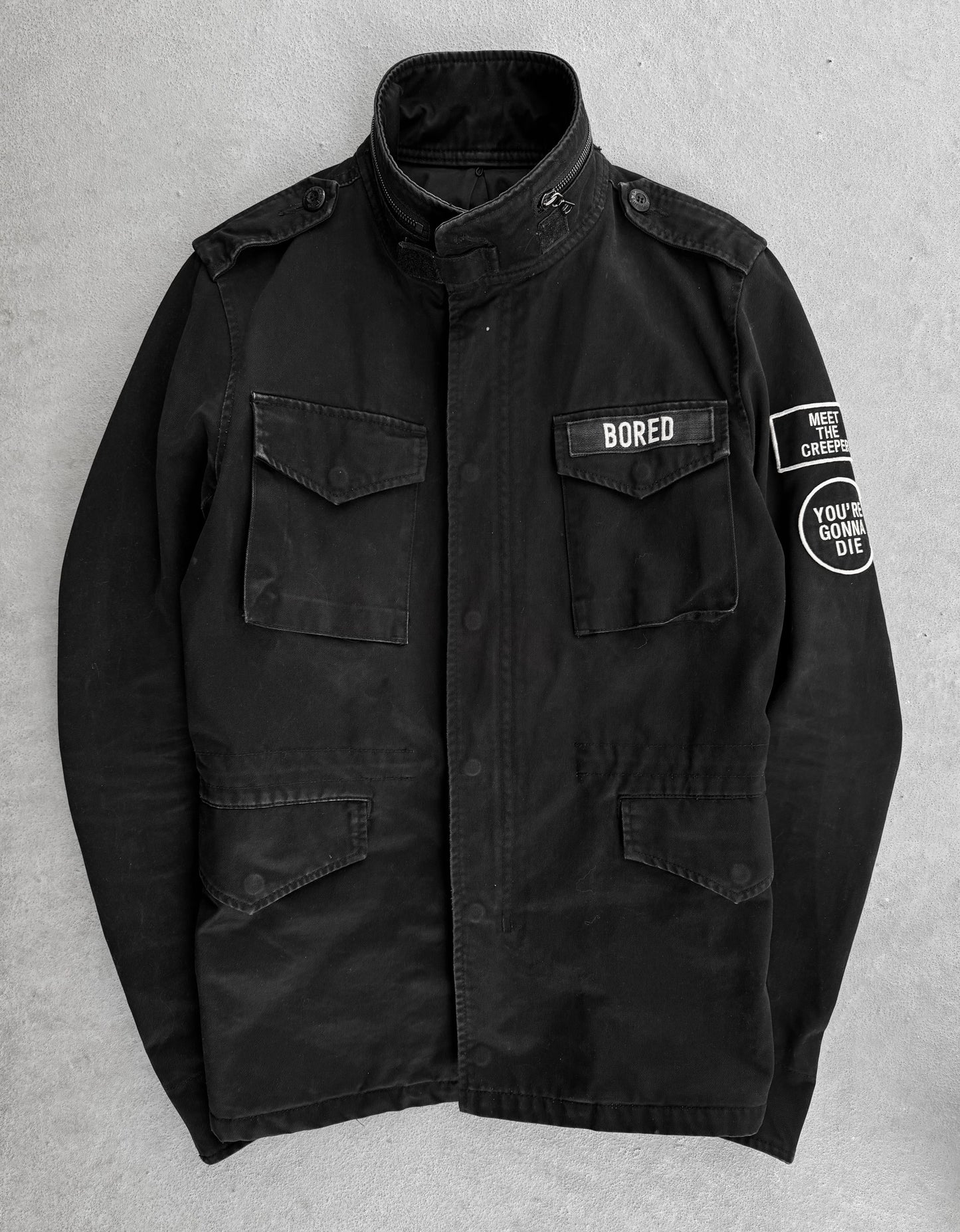Hysteric Glamour AW06 “Destroy all Monsters” Graphic M-65 Military Cargos Jacket