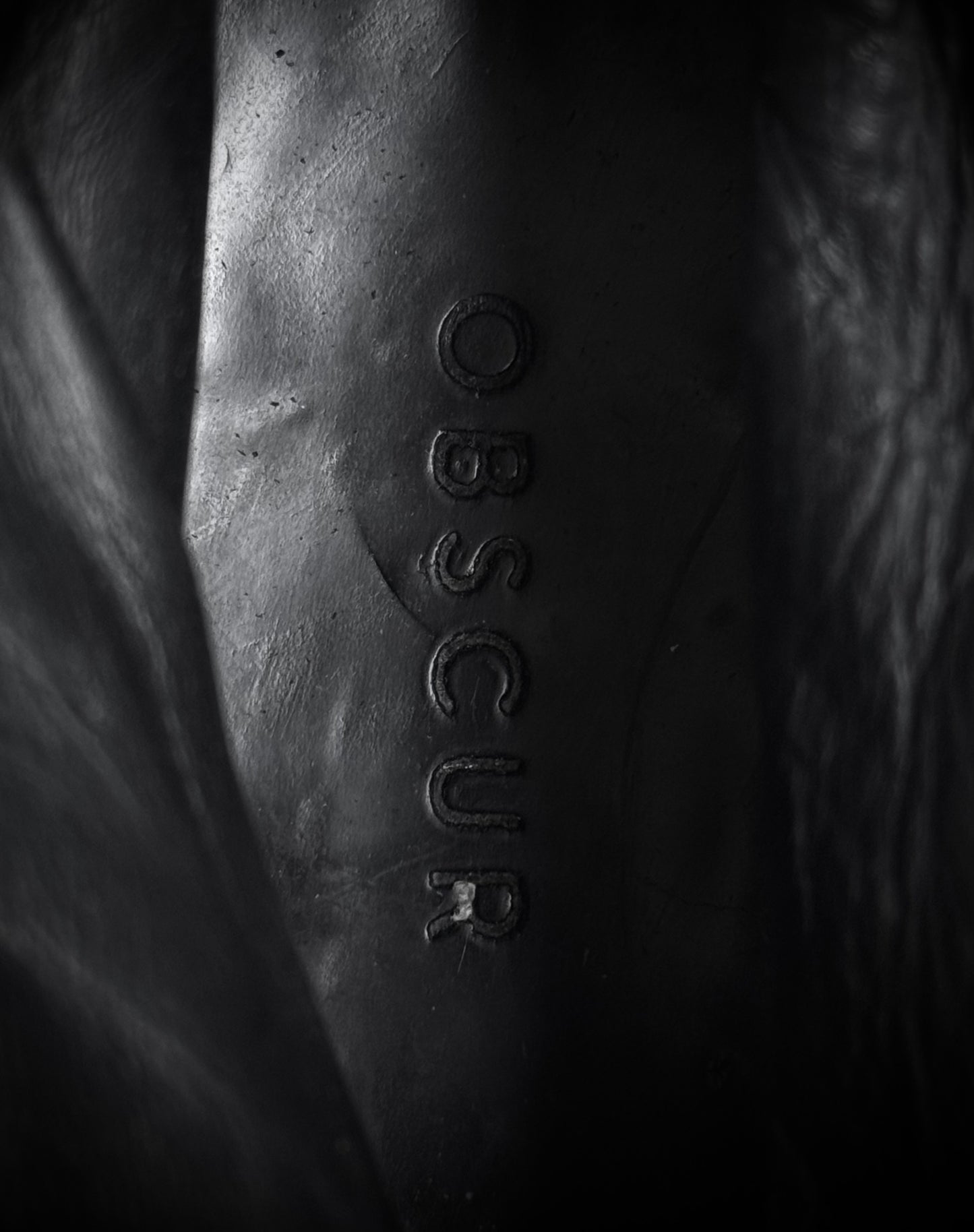 OBSCUR Wrinkle Horse Leather Back-zip Boots