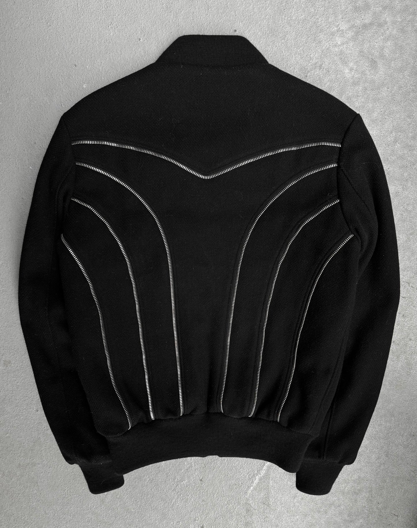 Saint Laurent Paris AW15 Wool Zip Bomber Jacket
