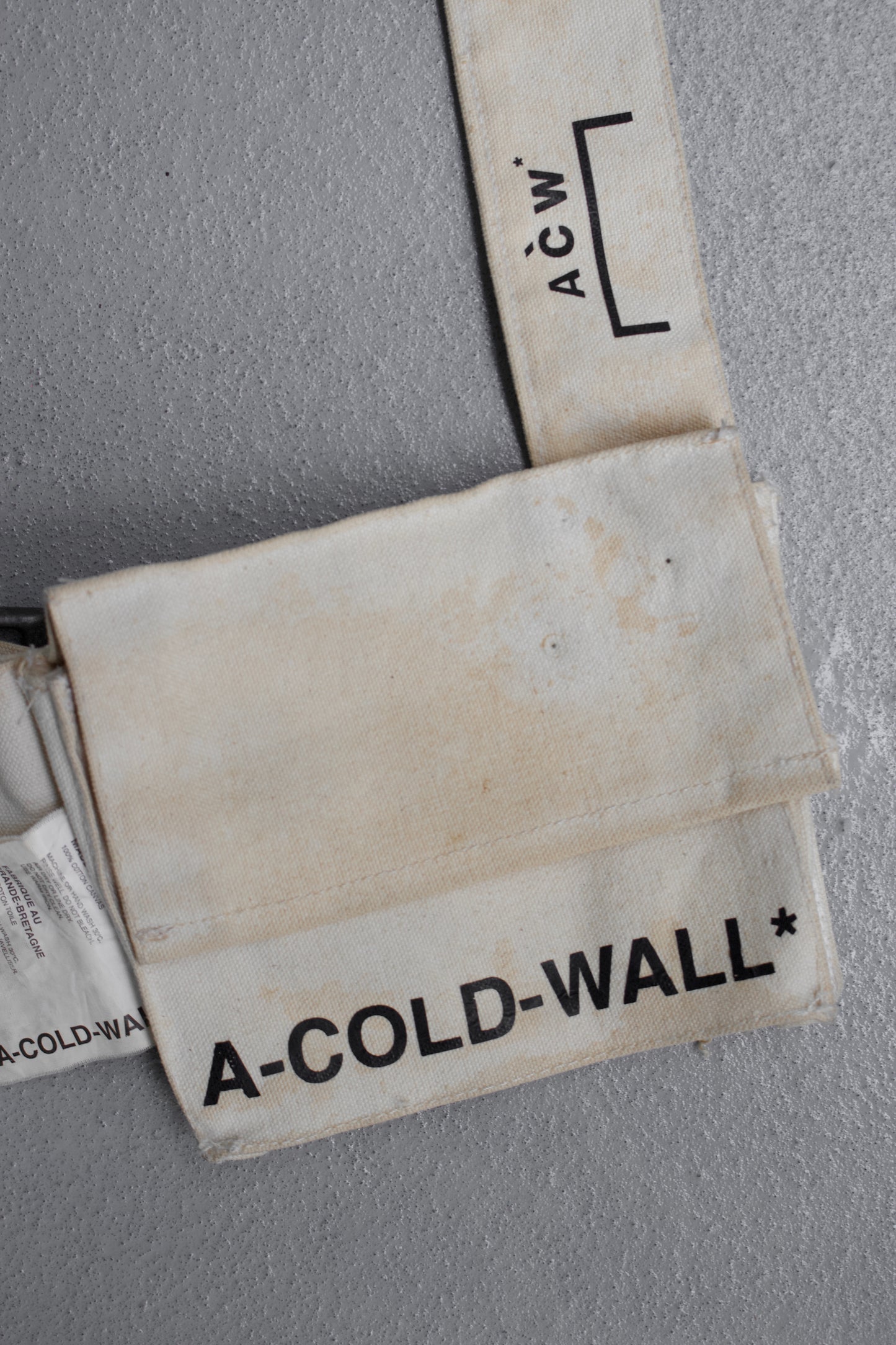 A-COLD-WALL* Canvas Side Bag