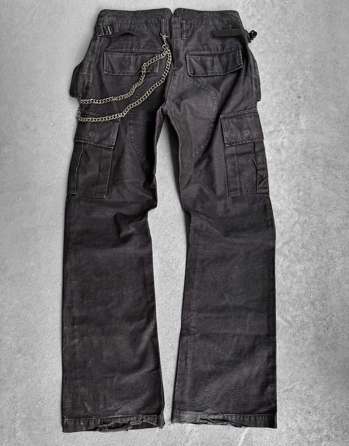ATTACHMENT by Kazuyuki Kumagai Heavy-Twill Flare Cargo Pants
