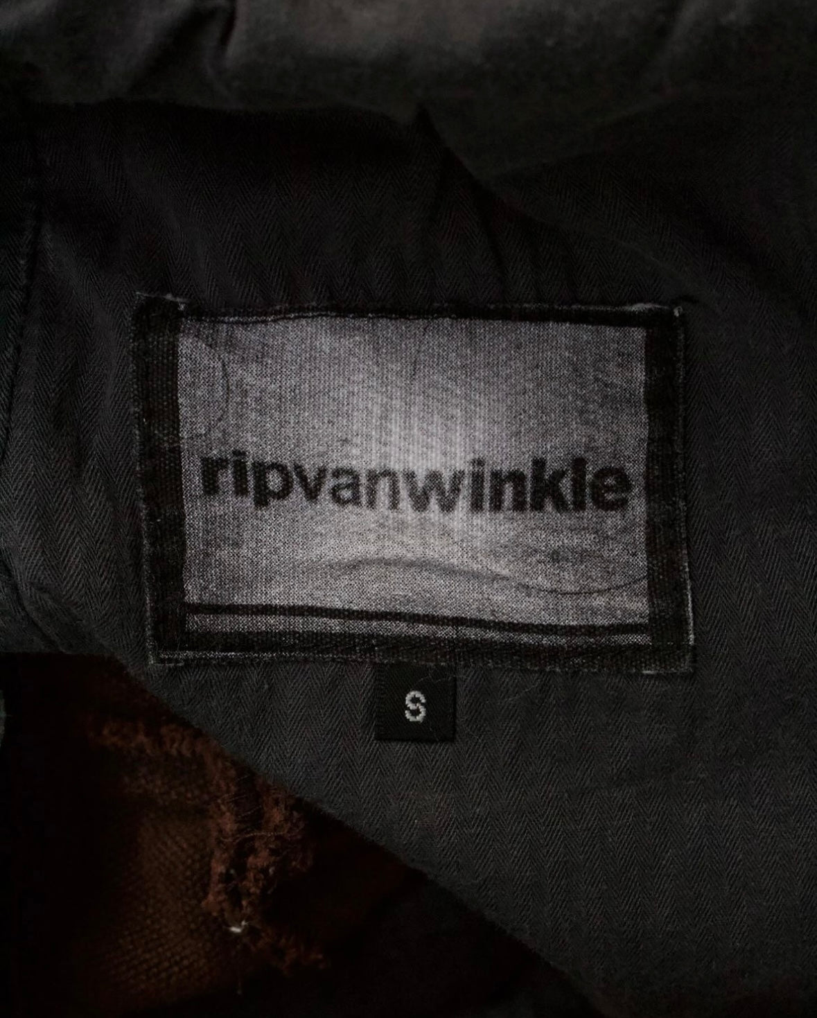 RipVanWinkle 00s Washed “Blood Red” Bootcut Denim
