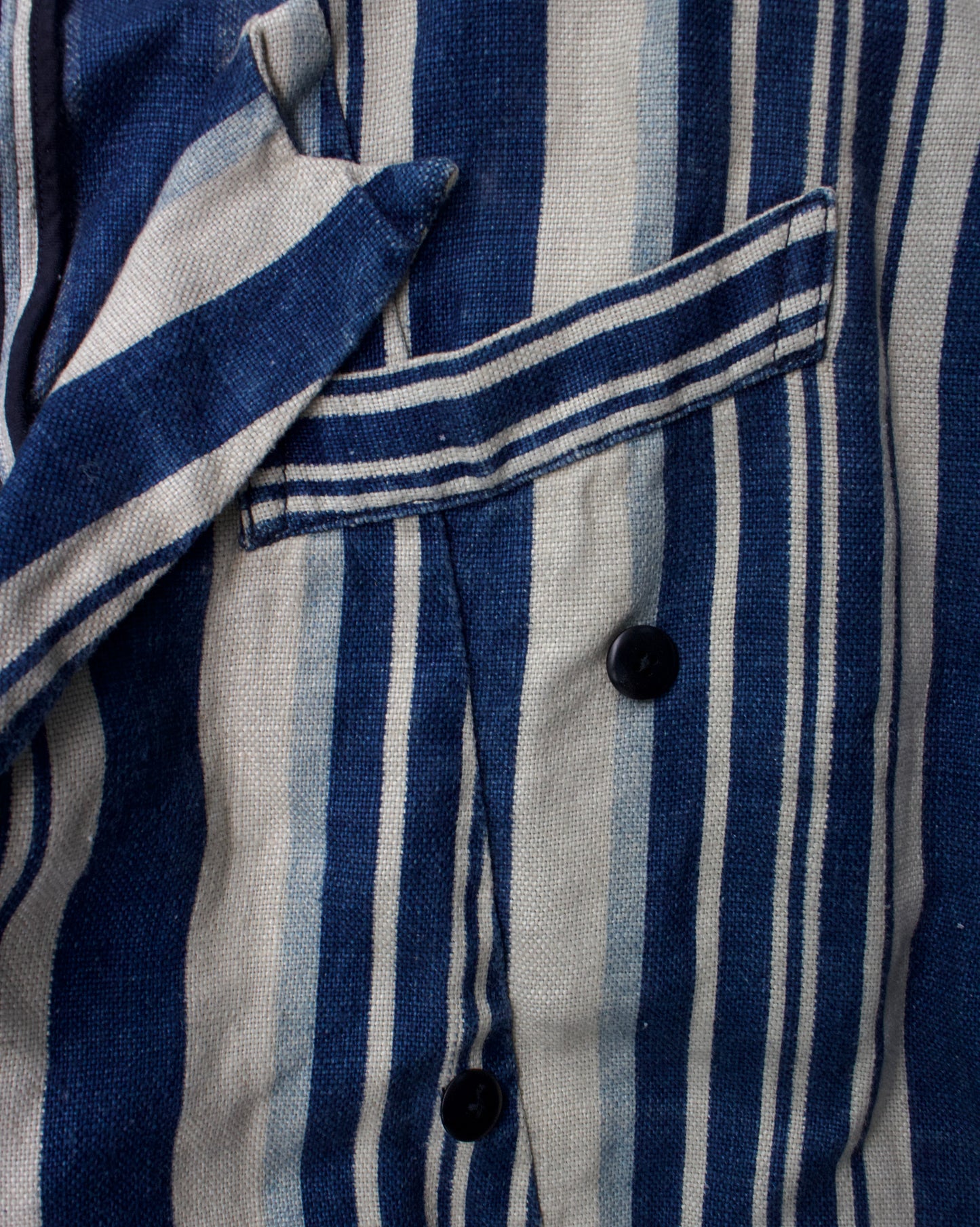 KAPITAL Double-breasted Navy Stripes Sailor Jacket