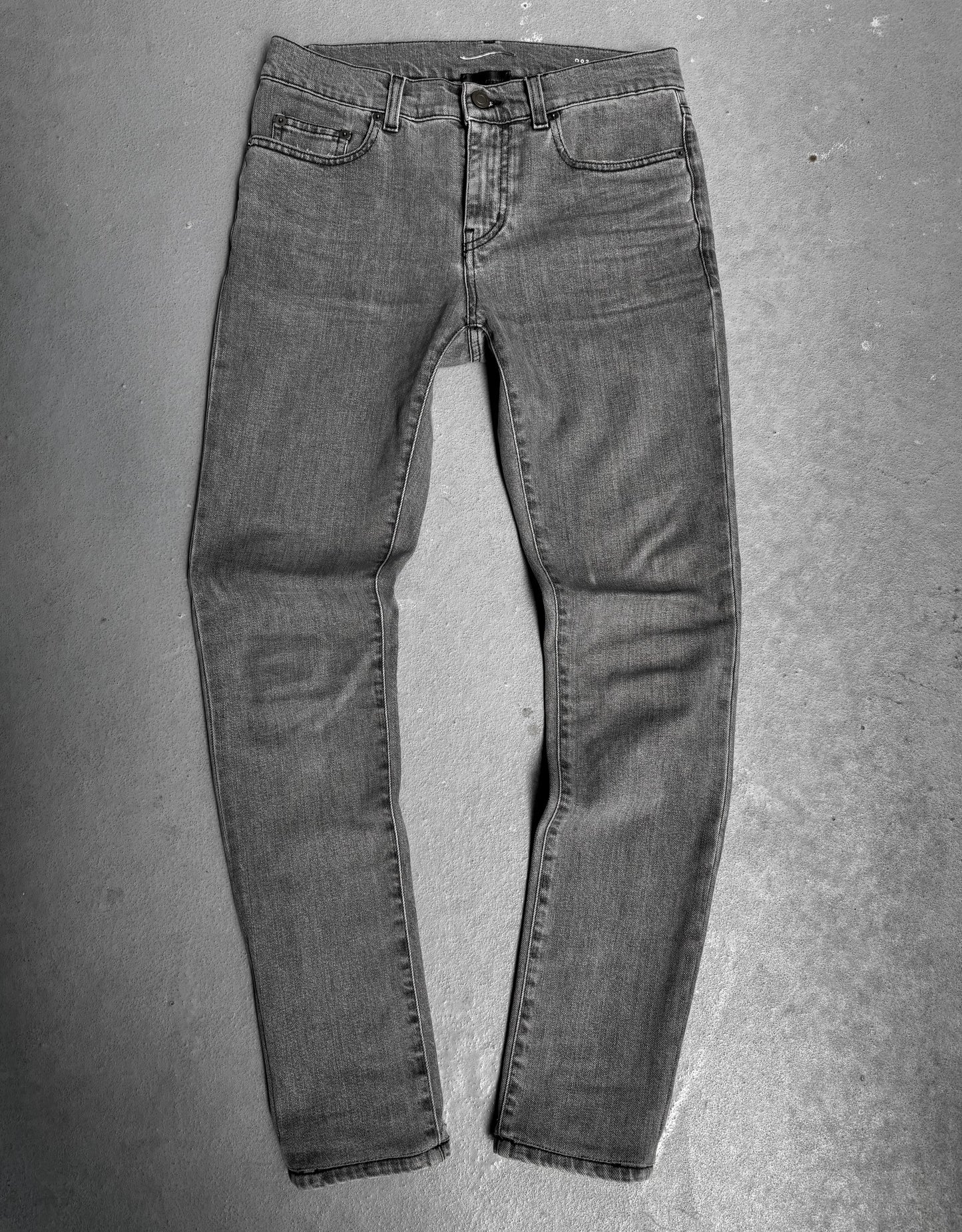 Saint Laurent Paris AW15 Grey ‘D02’ Skinny Denim